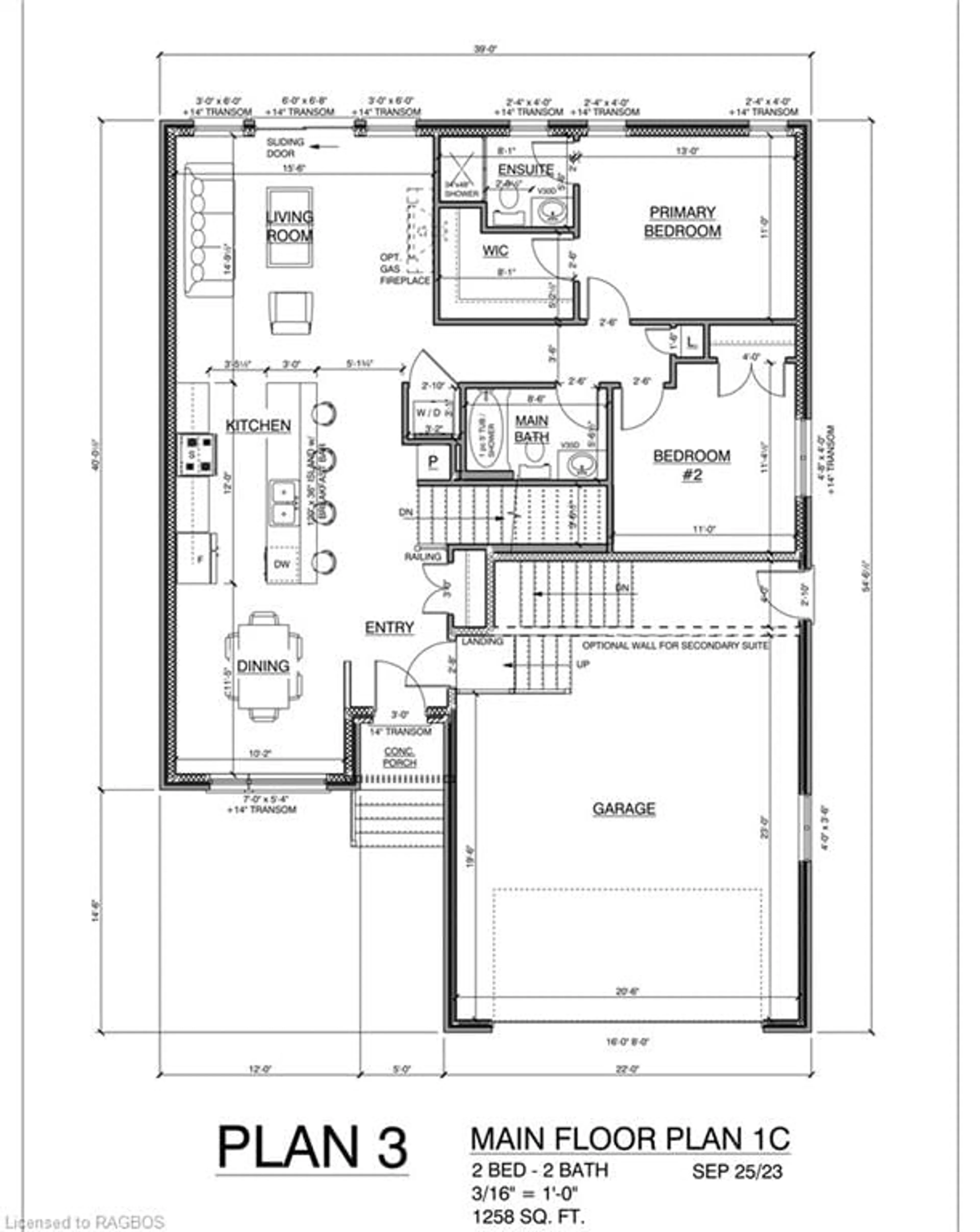 Floor plan for 323 Mclean Cres, Saugeen Shores Ontario N0H 2C3