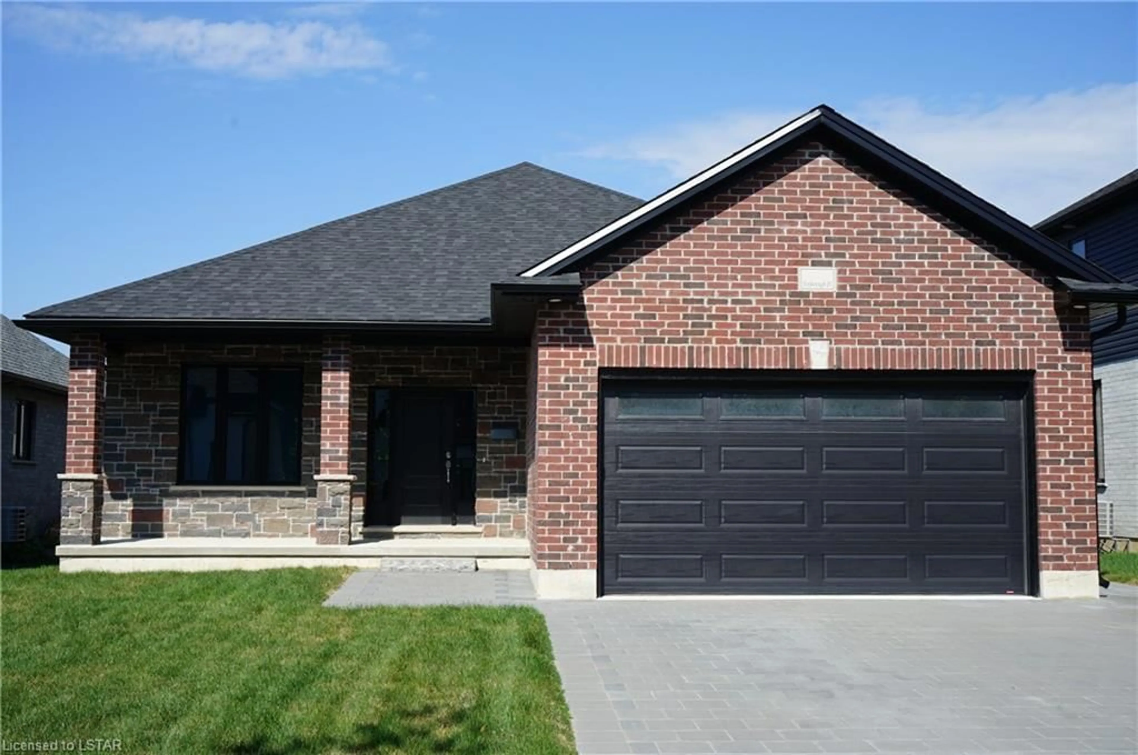 Home with brick exterior material for 199 Foxborough Pl, Thorndale Ontario N0M 2P0