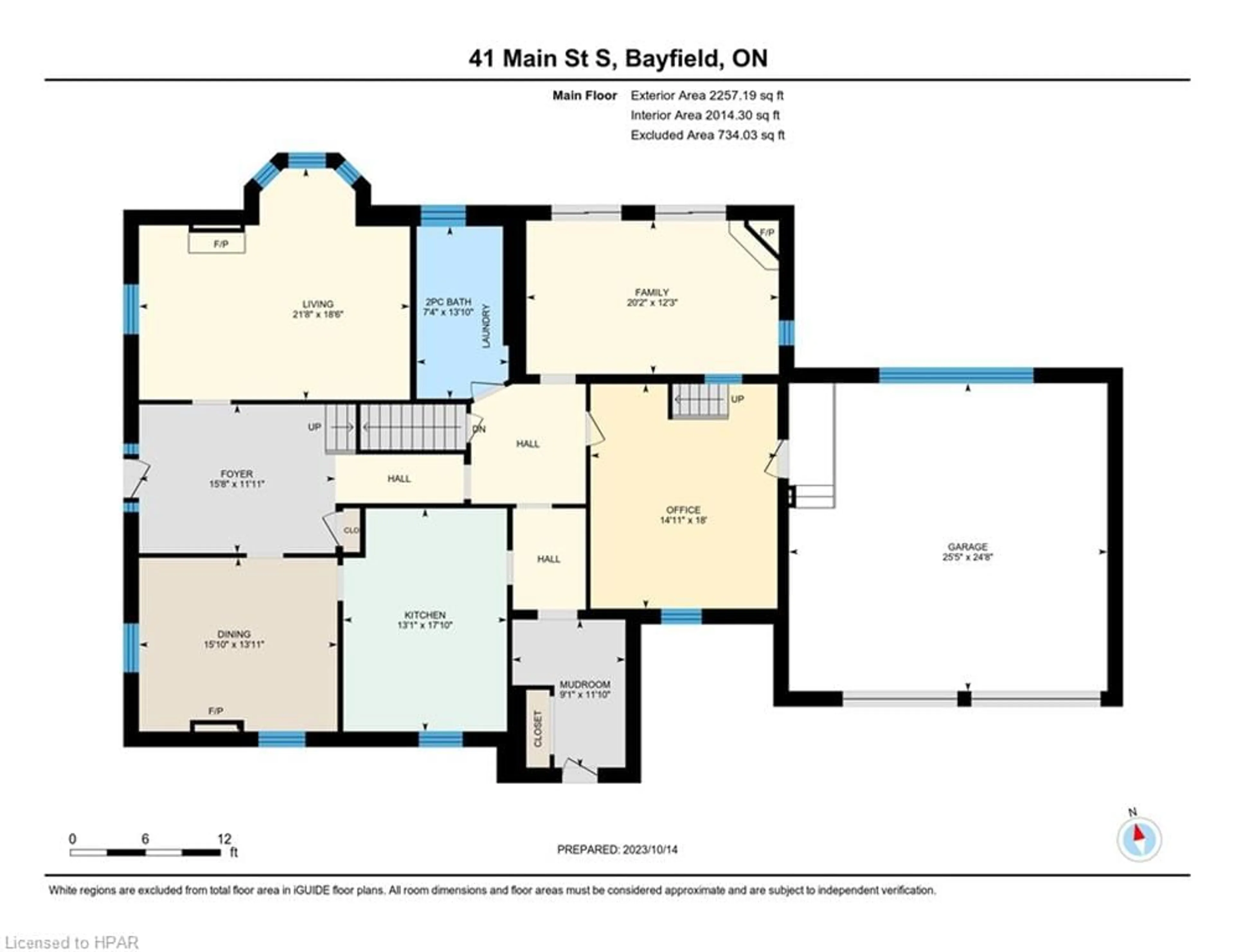 Floor plan for 41 Main St, Bayfield Ontario N0M 1G0