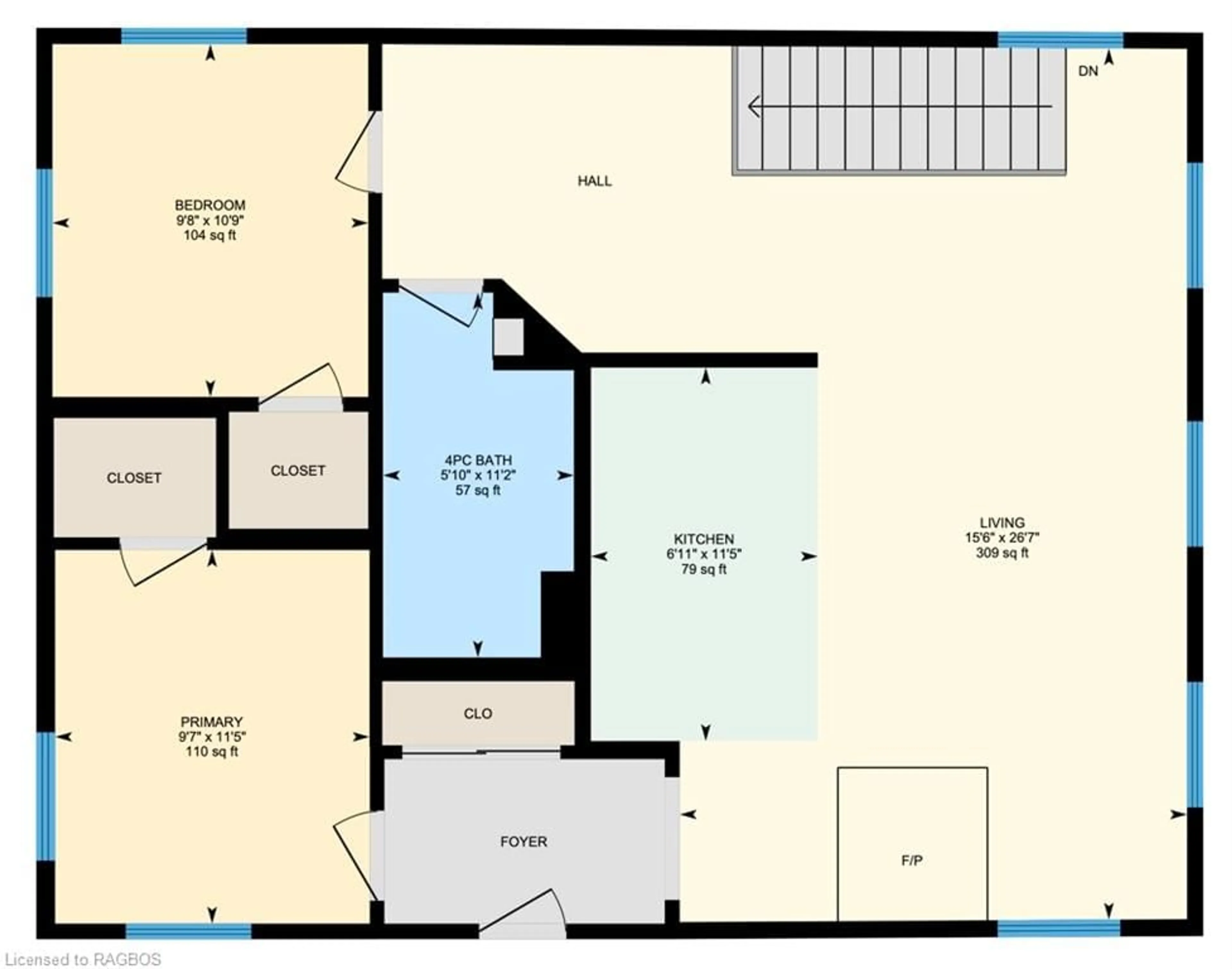 Floor plan for 50 Paradise Dr, Northern Bruce Peninsula Ontario N0H 1W0