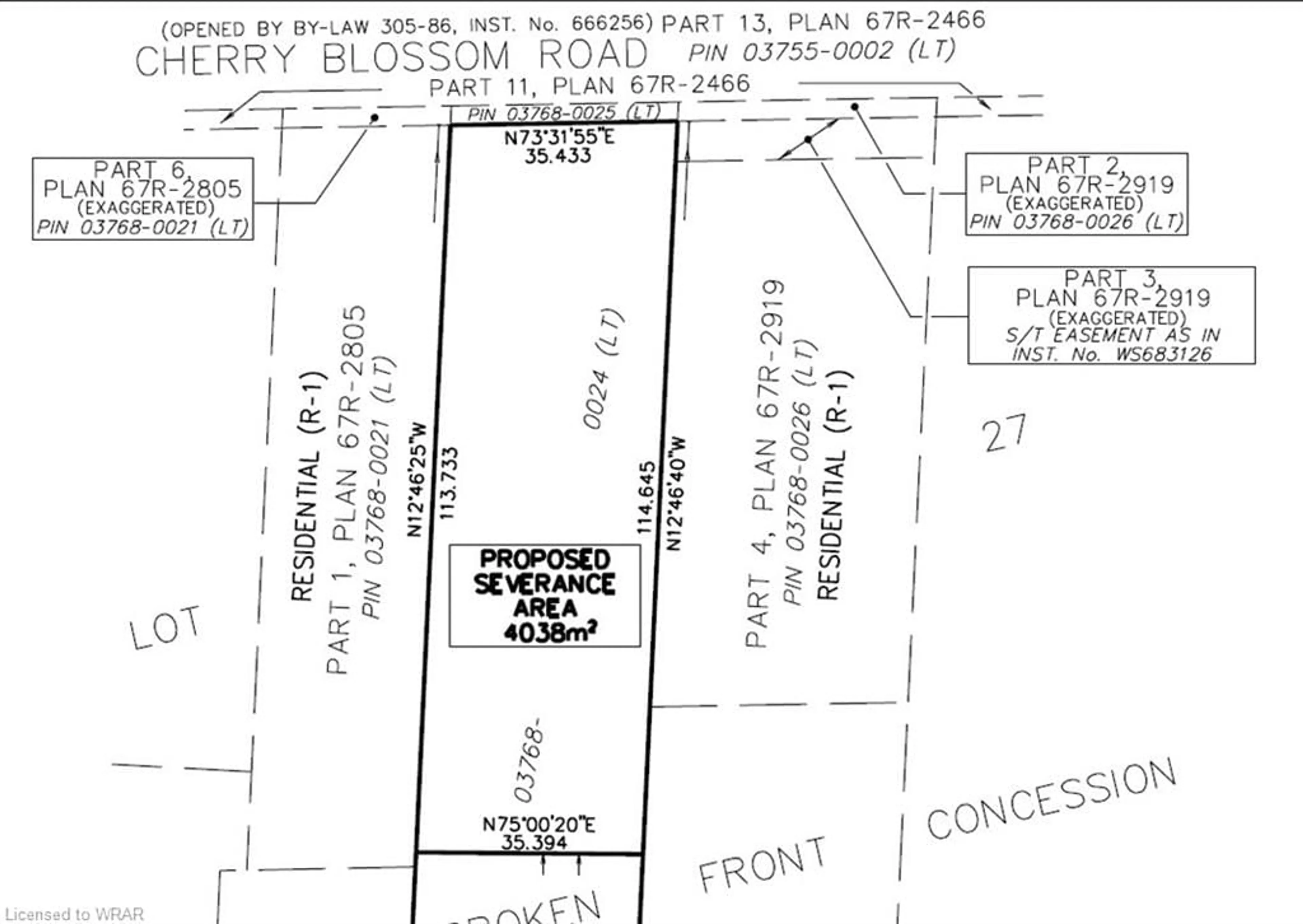 Floor plan for 69 *TBD Cherry Blossom Rd, Cambridge Ontario N3H 4R7