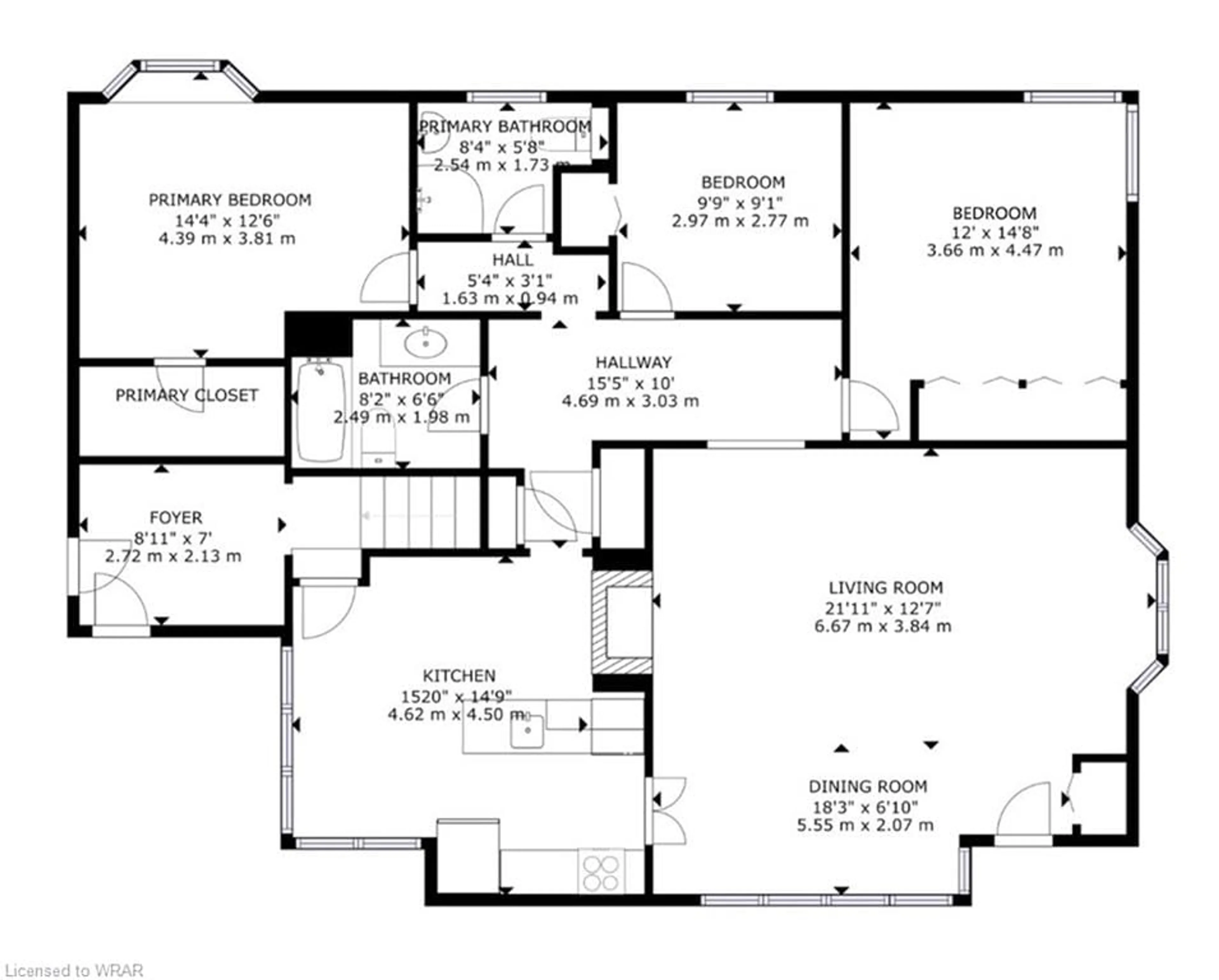 Floor plan for 74 High St, St. George Ontario N0E 1N0