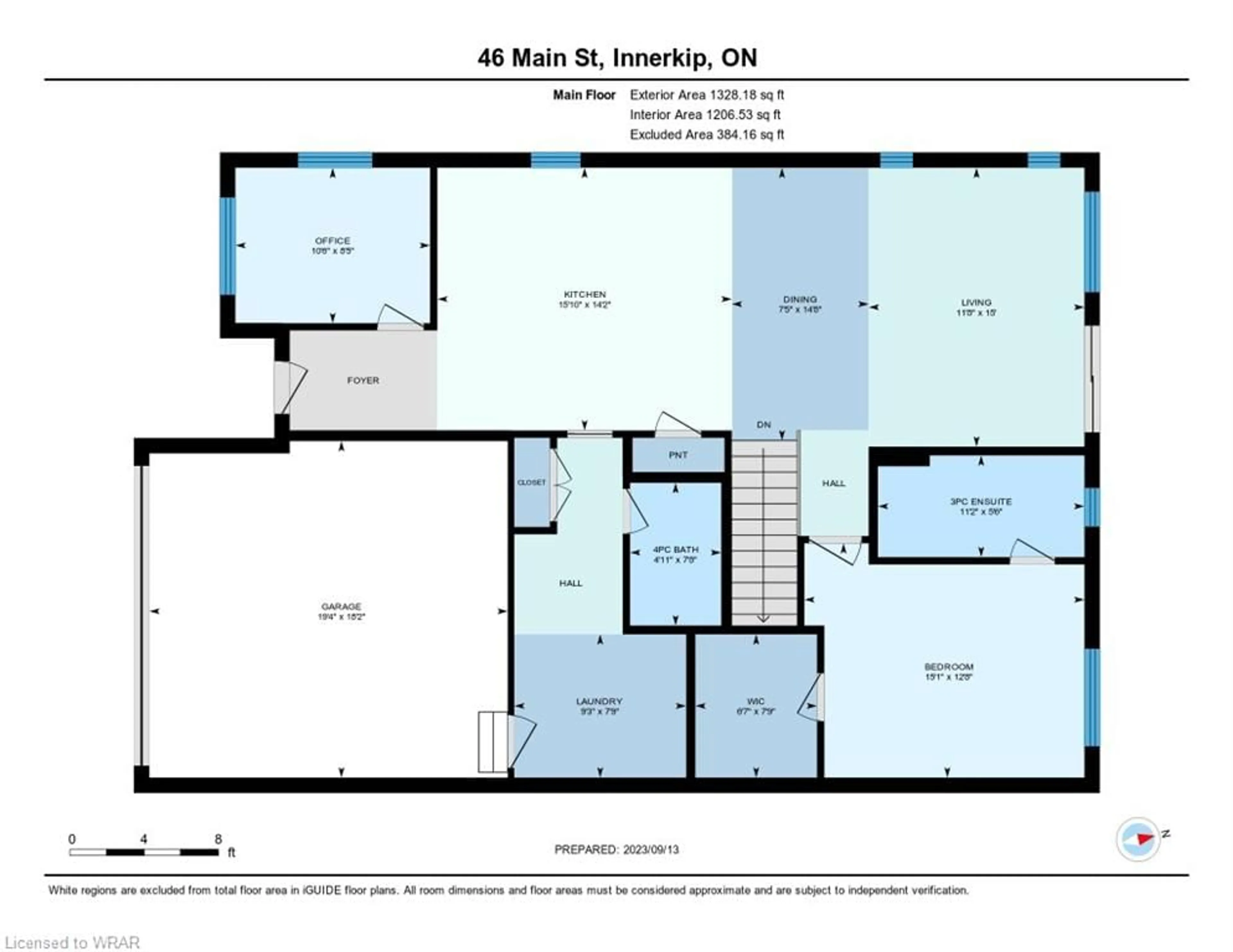 Floor plan for 48 Main St, Innerkip Ontario N0J 1M0
