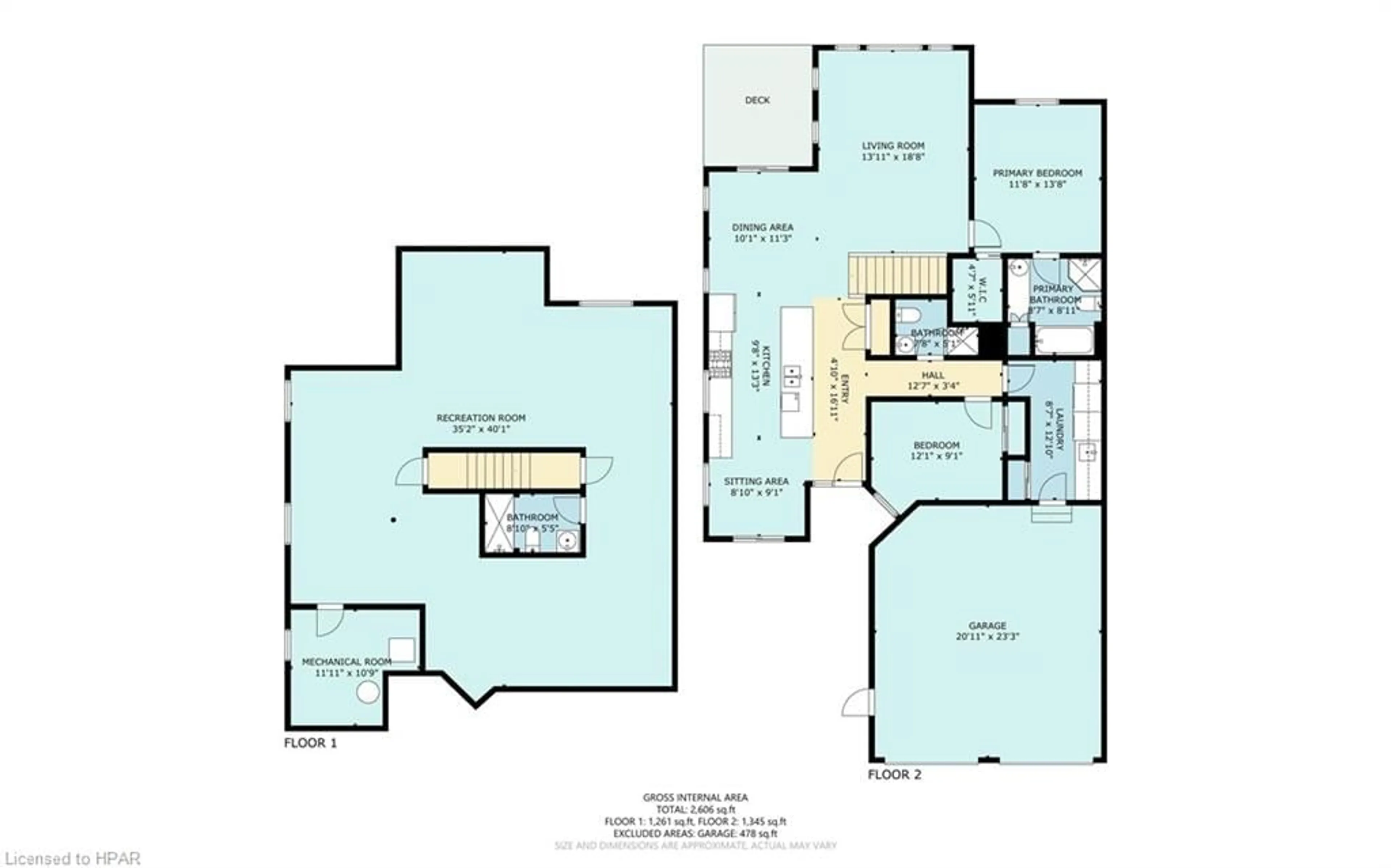 Floor plan for 223 Napier St #7, Mitchell Ontario N0K 1N0