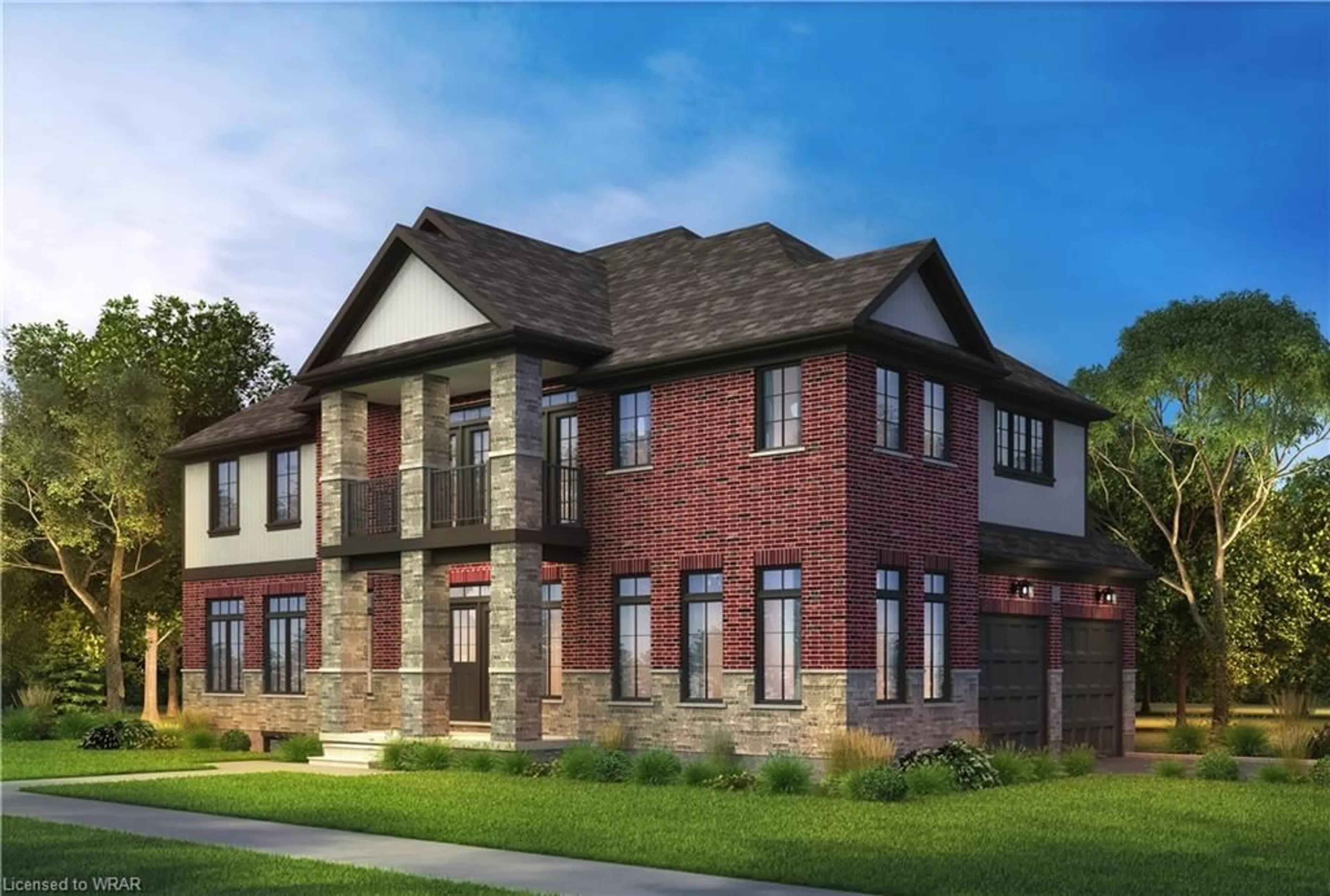 Home with brick exterior material for 900 Nathalie Crt #Lot 15, Kitchener Ontario N2P 0C9