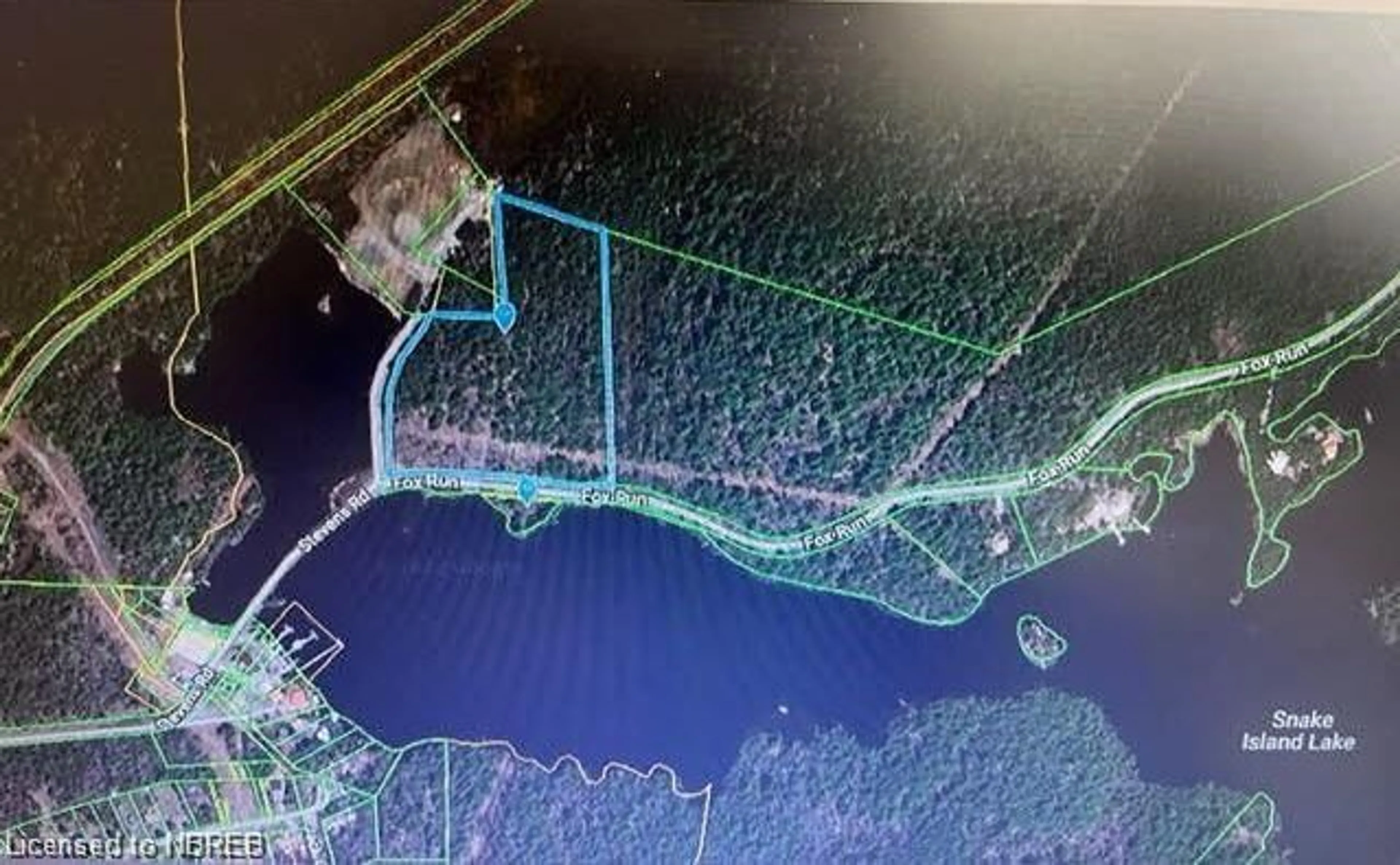 Picture of a map for BLOCK 52-1 Fox Run Dr, Temagami Ontario P0H 2H0