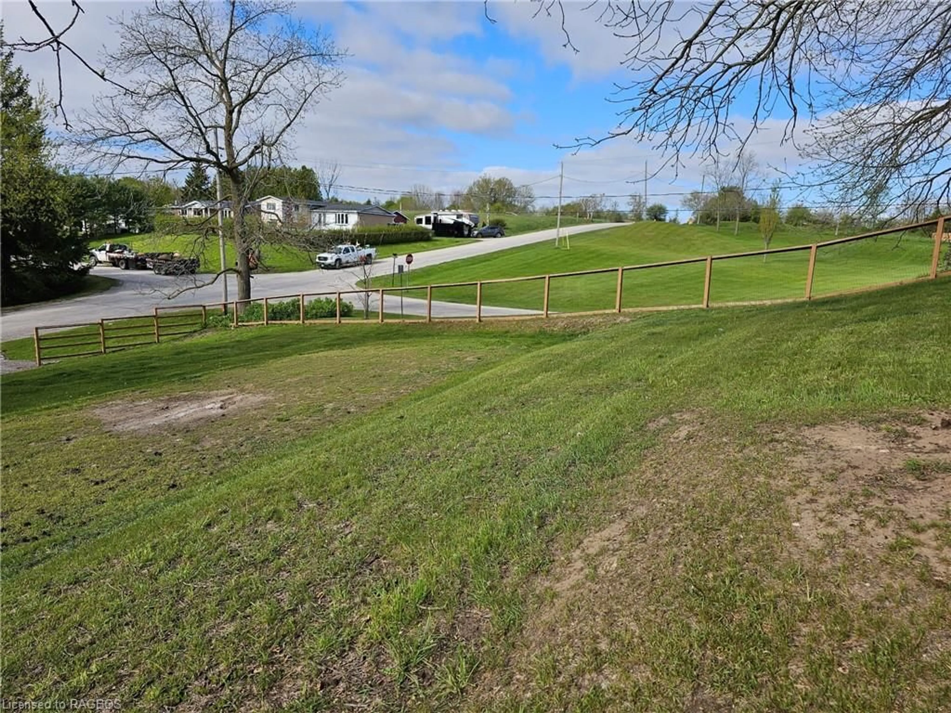 A pic from exterior of the house or condo, the fenced backyard for LOT 32 PT 2 Church St, Paisley Ontario N0G 2N0