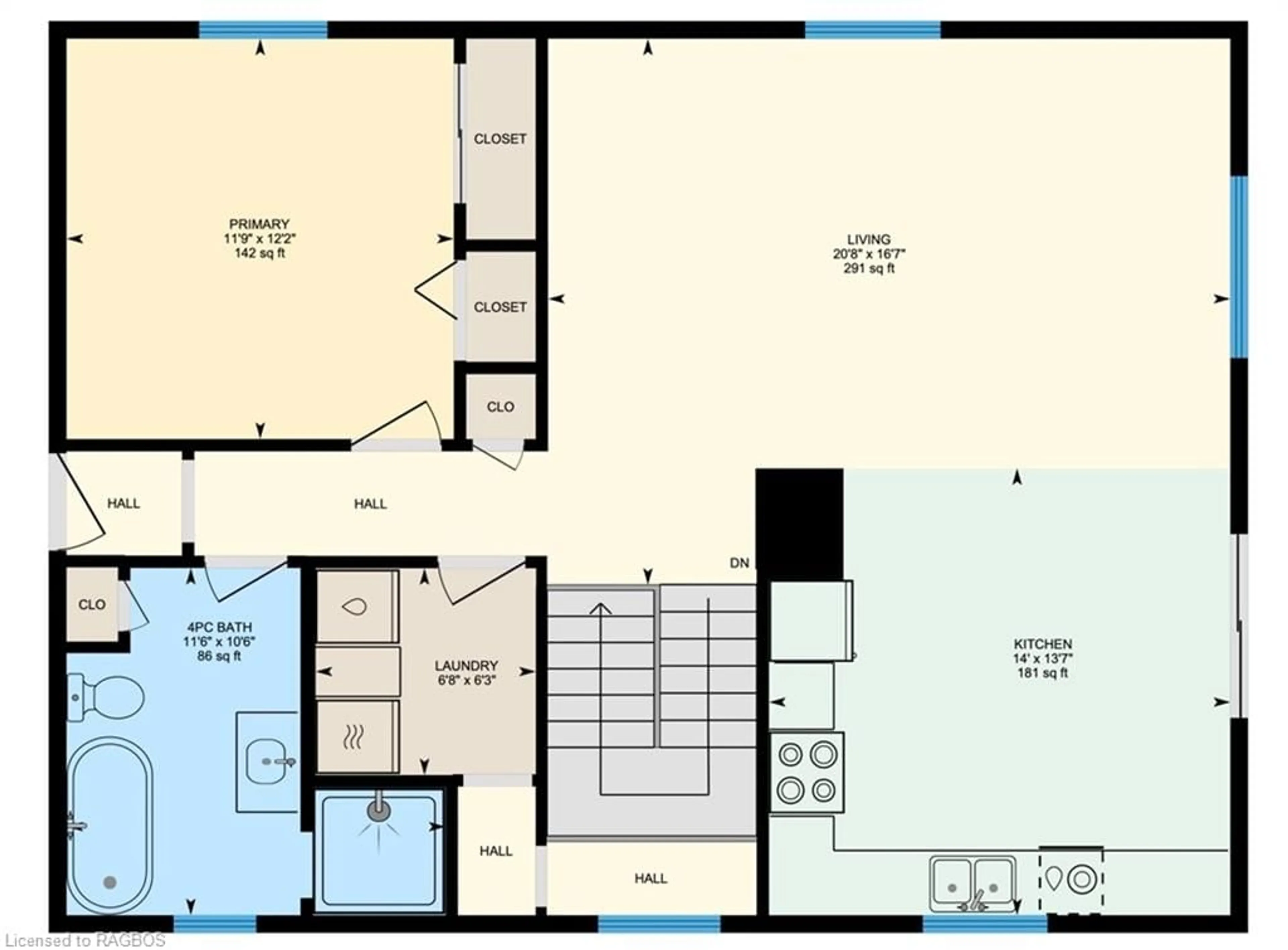 Floor plan for 5202 Highway 6, Northern Bruce Peninsula Ontario N0H 1Z0