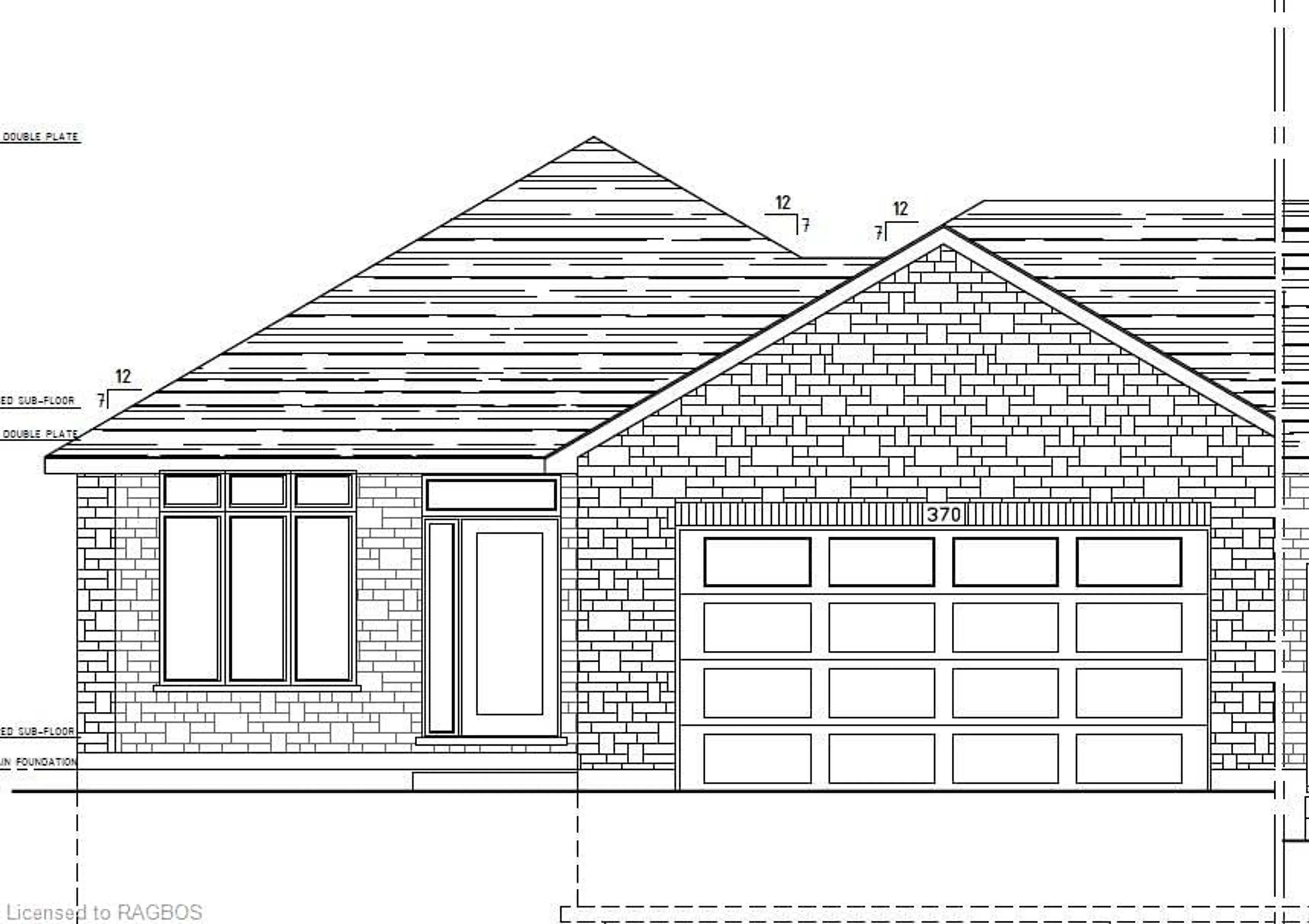 Home with brick exterior material for 370 Rosner Dr, Saugeen Shores Ontario N0H 2C8