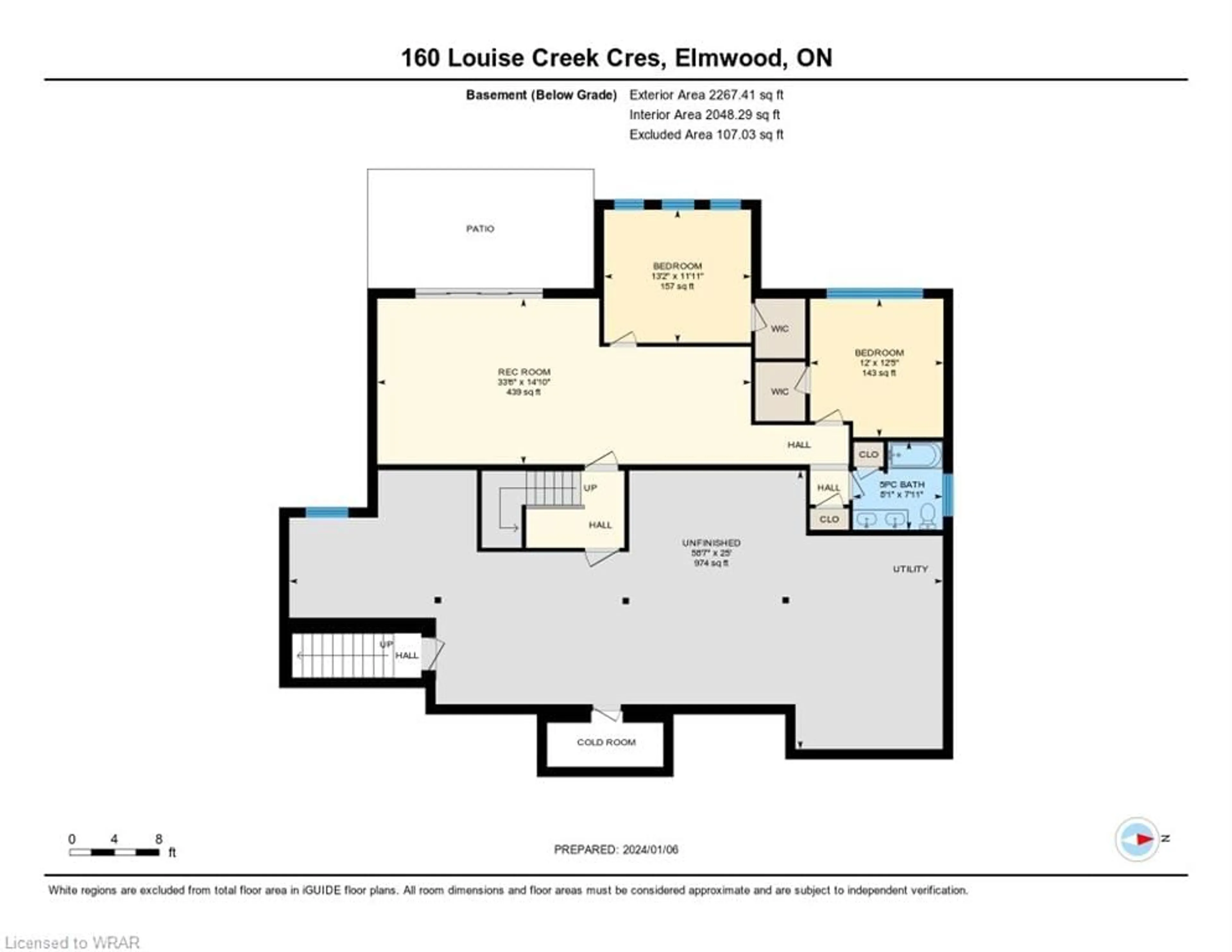 Floor plan for 160 Louise Creek Cres, Elmwood Ontario N0G 1S0