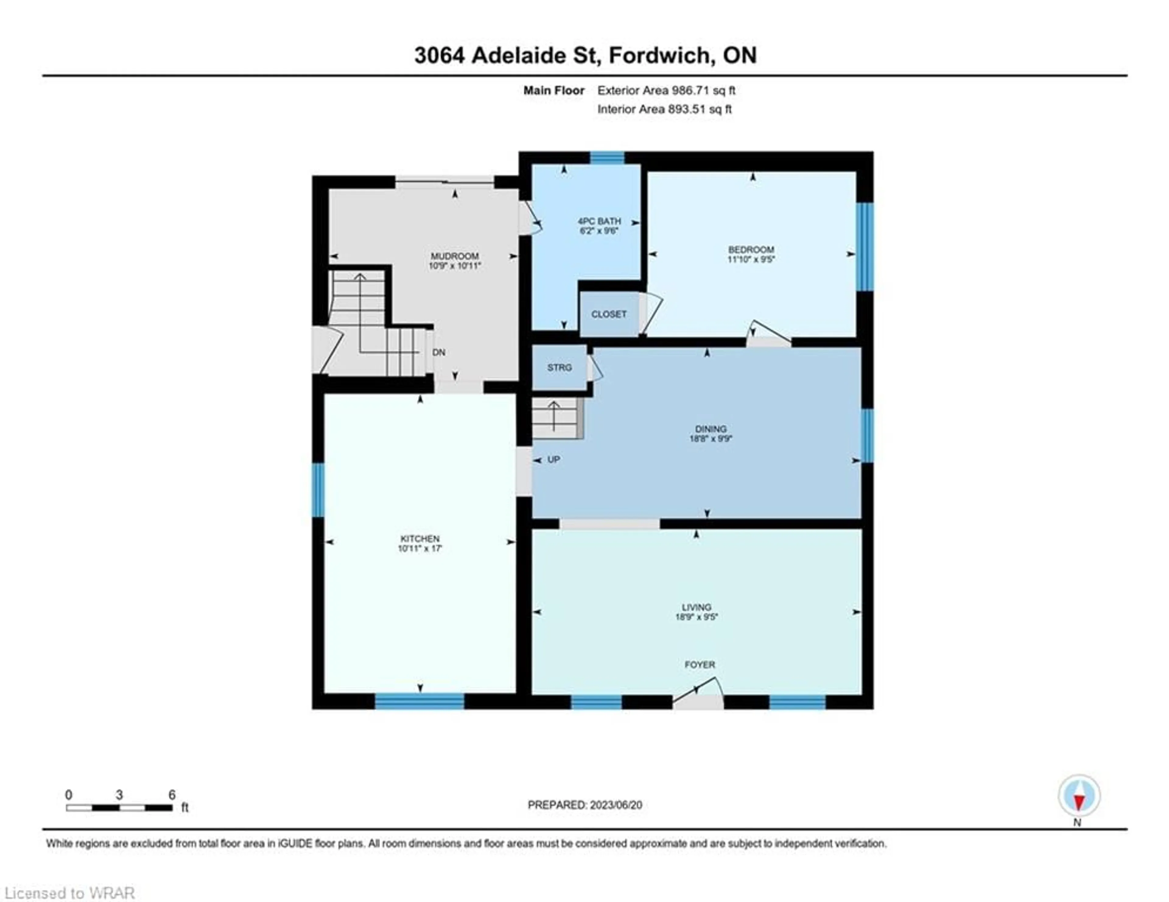 Floor plan for 3064 Adelaide St, Fordwich Ontario N0G 1V0