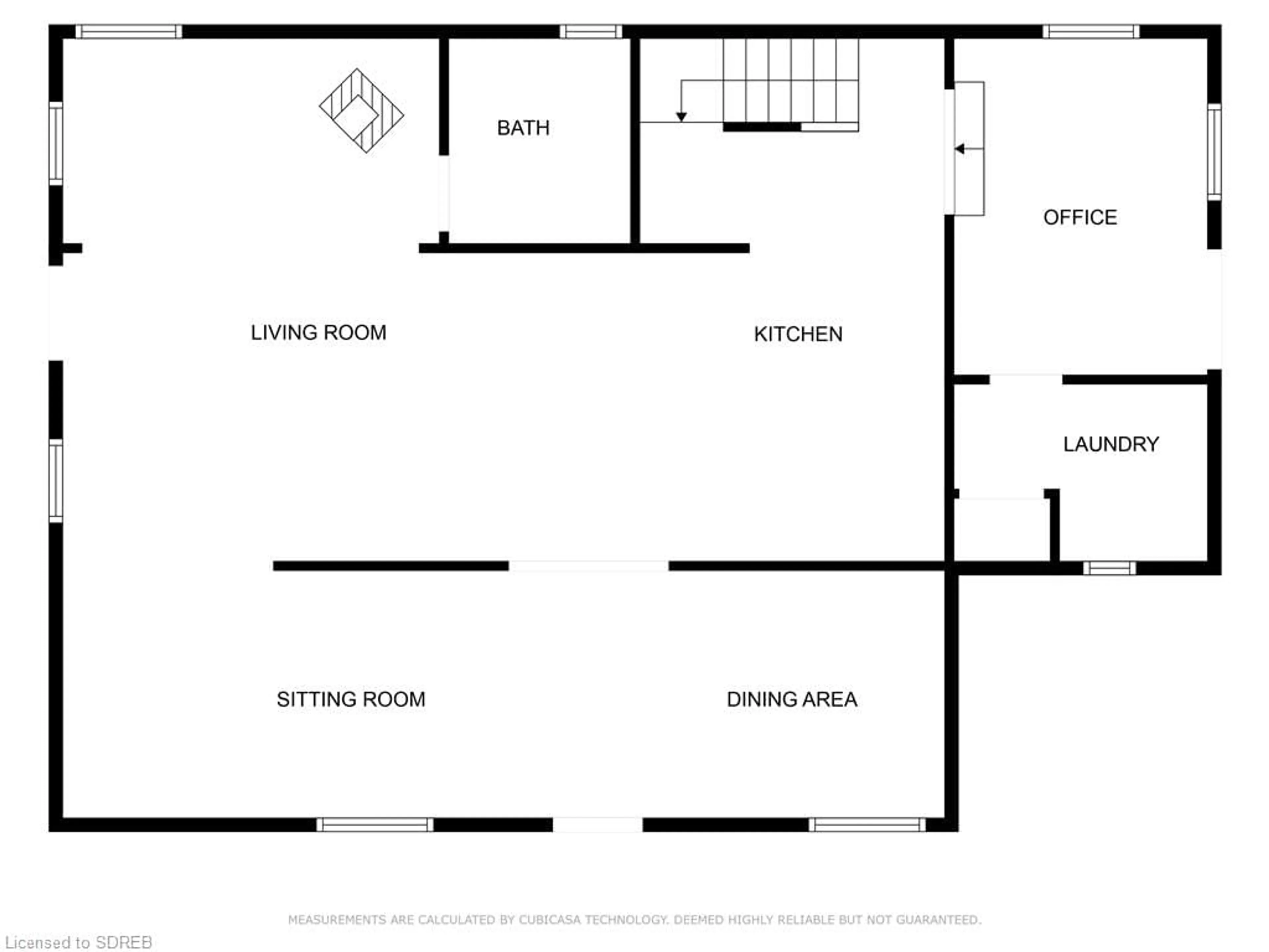 Floor plan for 60 Burwell Rd, Norfolk Ontario N4G 4G7