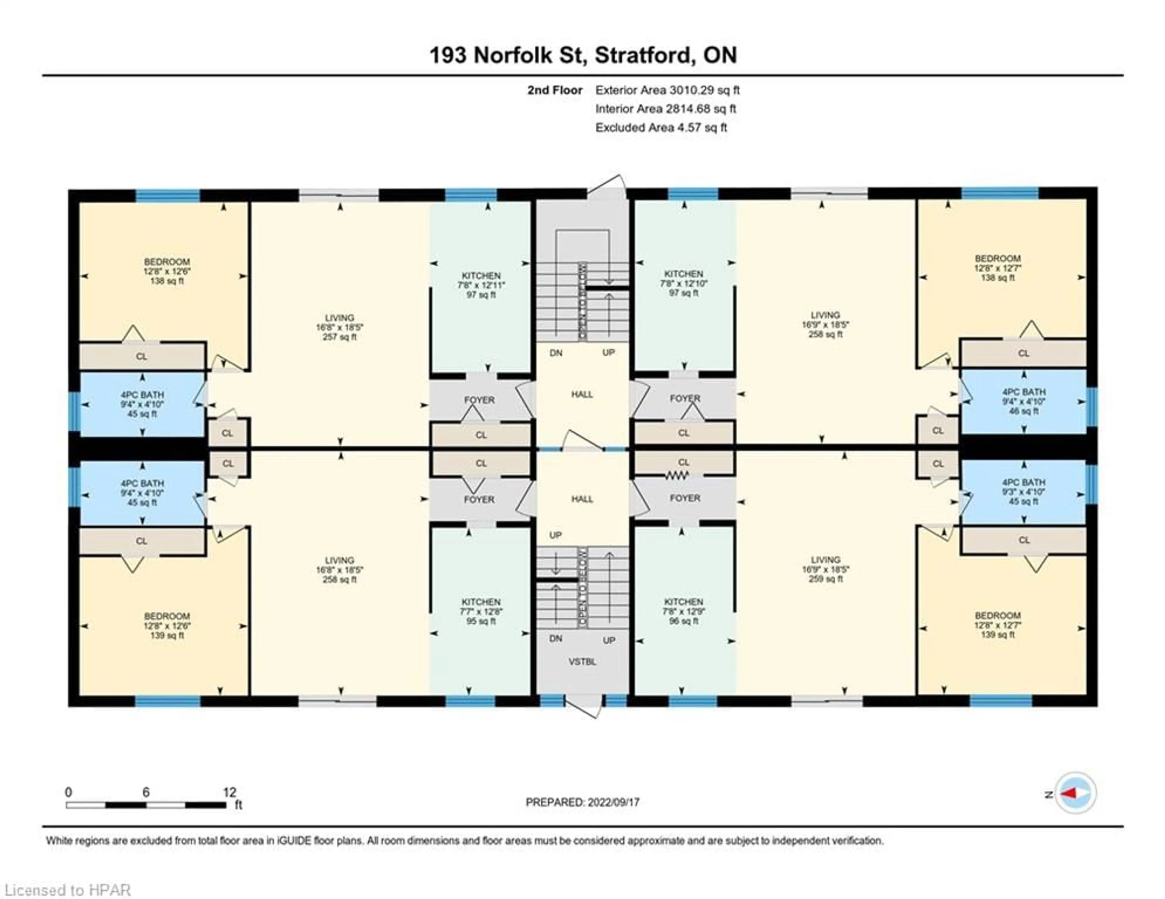 Floor plan for 193 Norfolk St, Stratford Ontario N5A 3Z1