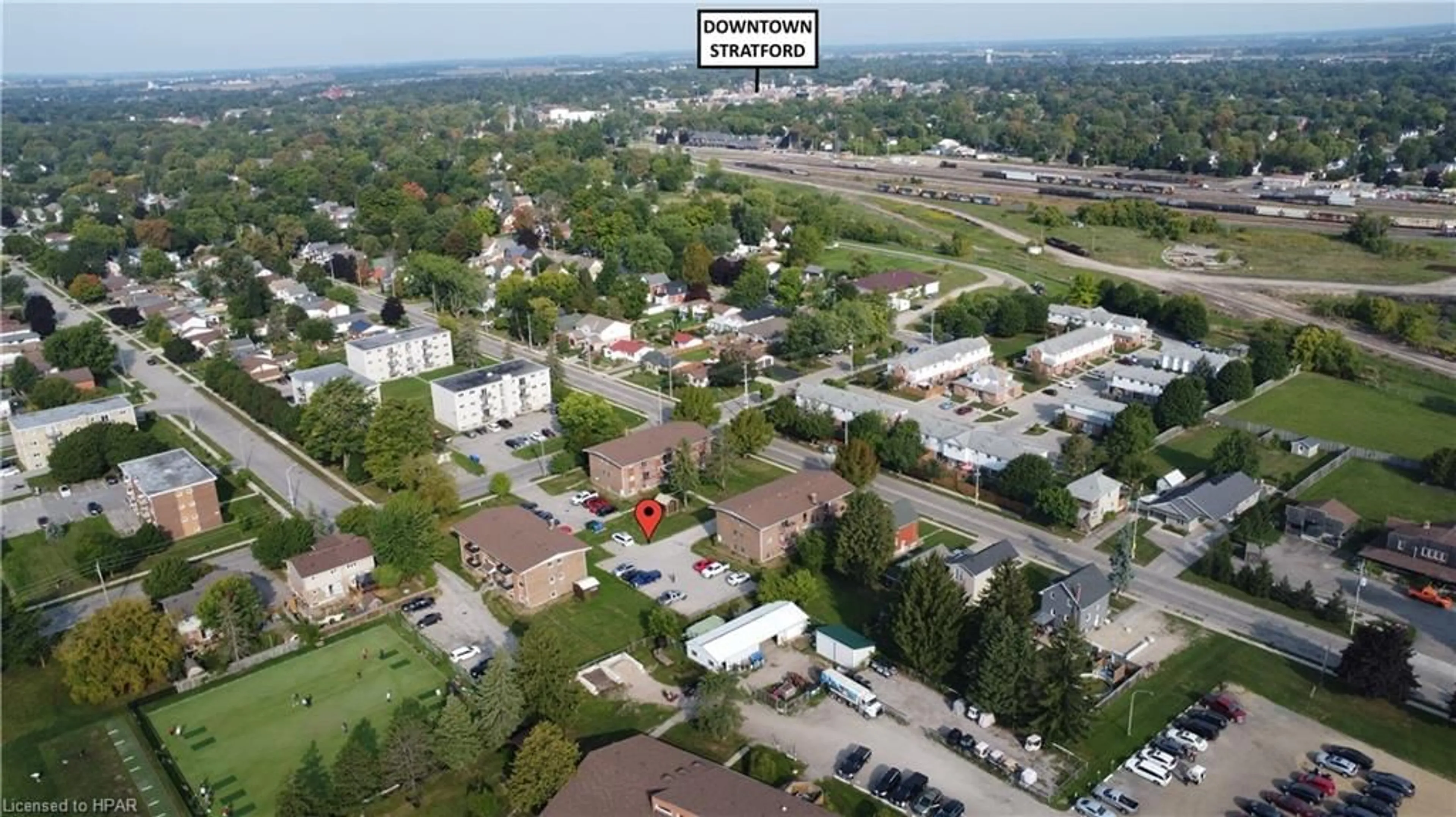 A pic from exterior of the house or condo, the street view for 193 Norfolk St, Stratford Ontario N5A 3Z1