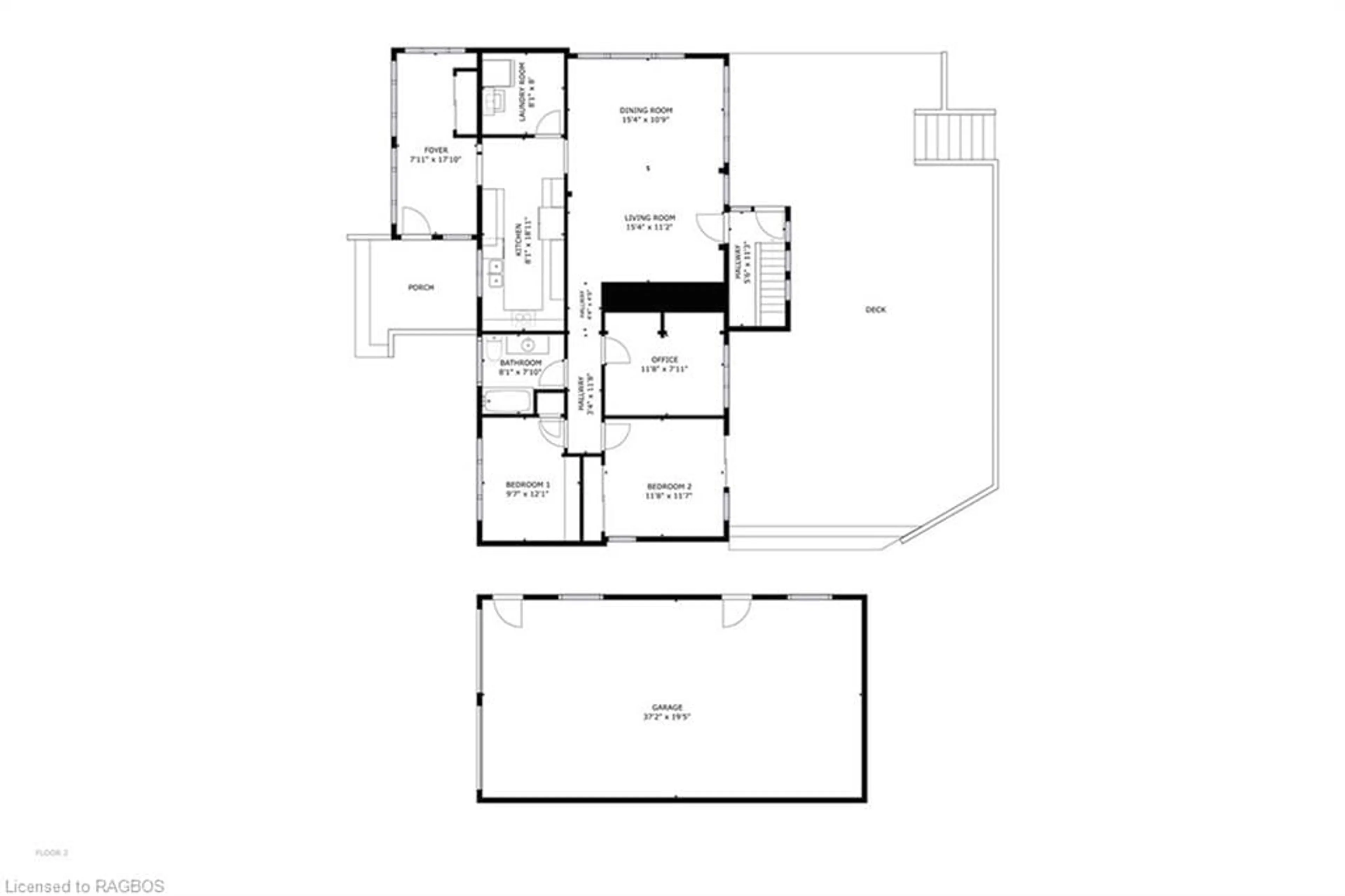 Floor plan for 424135 6 Conc, West Grey Ontario N0C 1H0