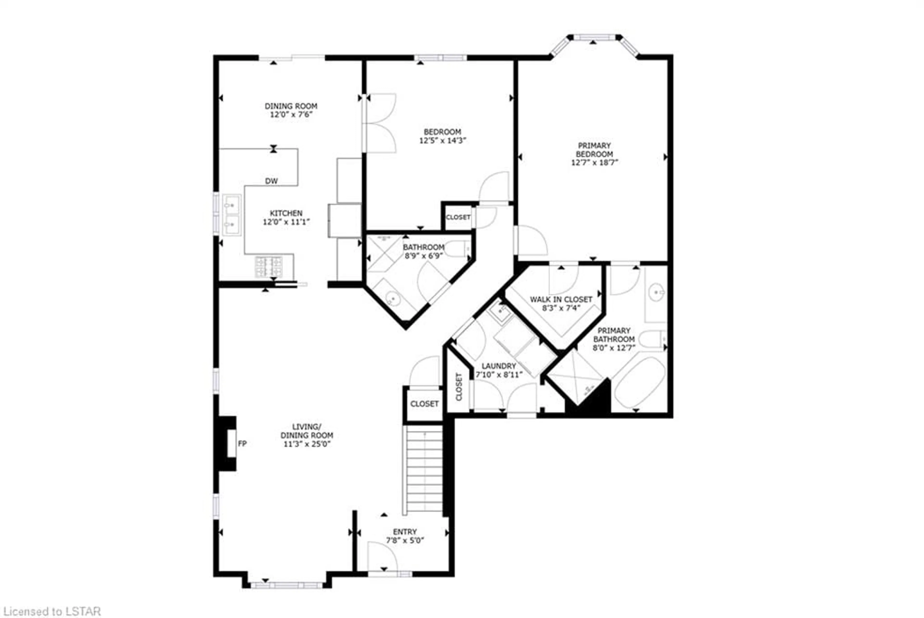 Floor plan for 1 St John's Dr #4, Arva Ontario N0M 1C0