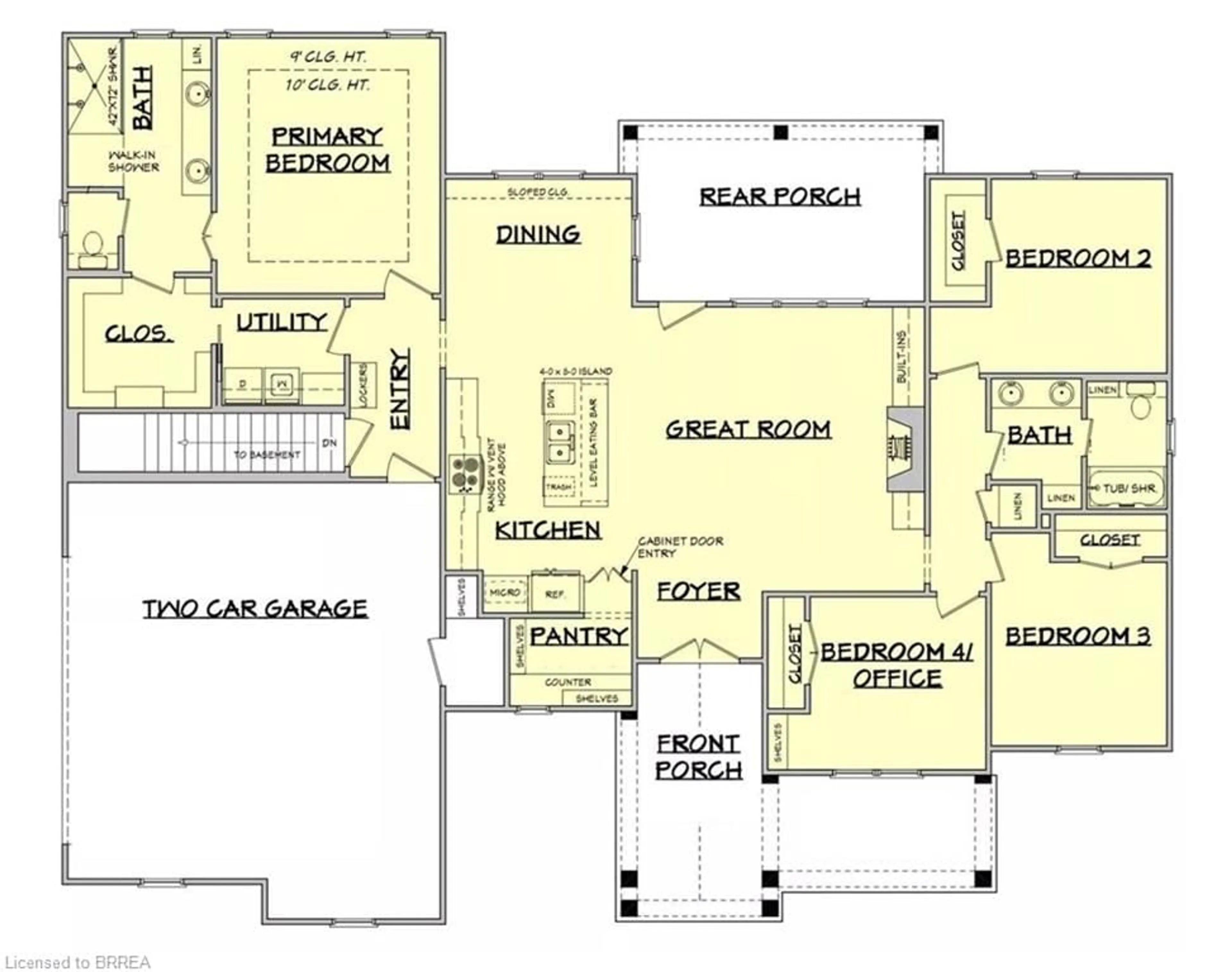 Floor plan for 374 Maple Ave, Burford Ontario N0E 1A0