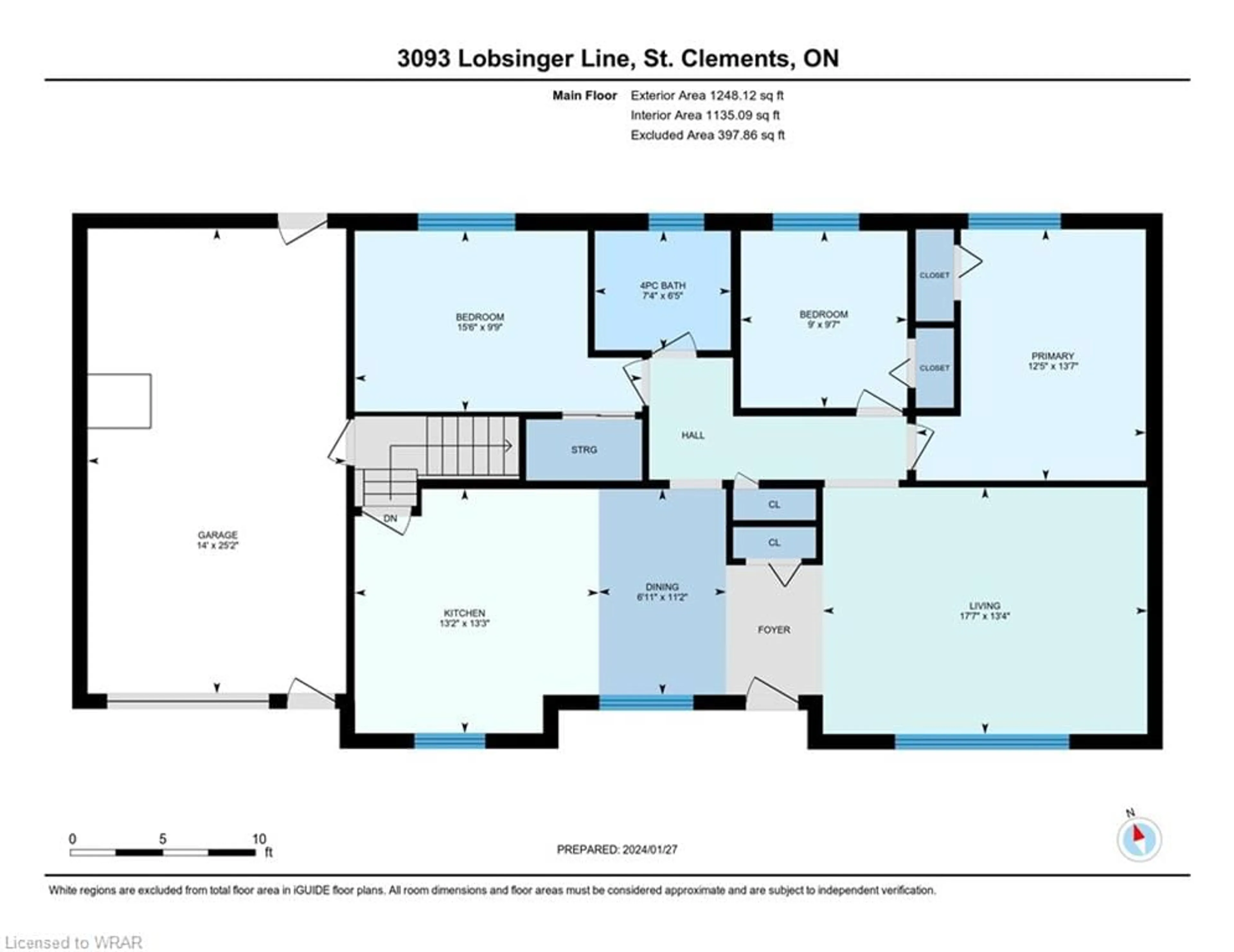 Floor plan for 3093 Lobsinger Line, St. Clements Ontario N0B 2M1