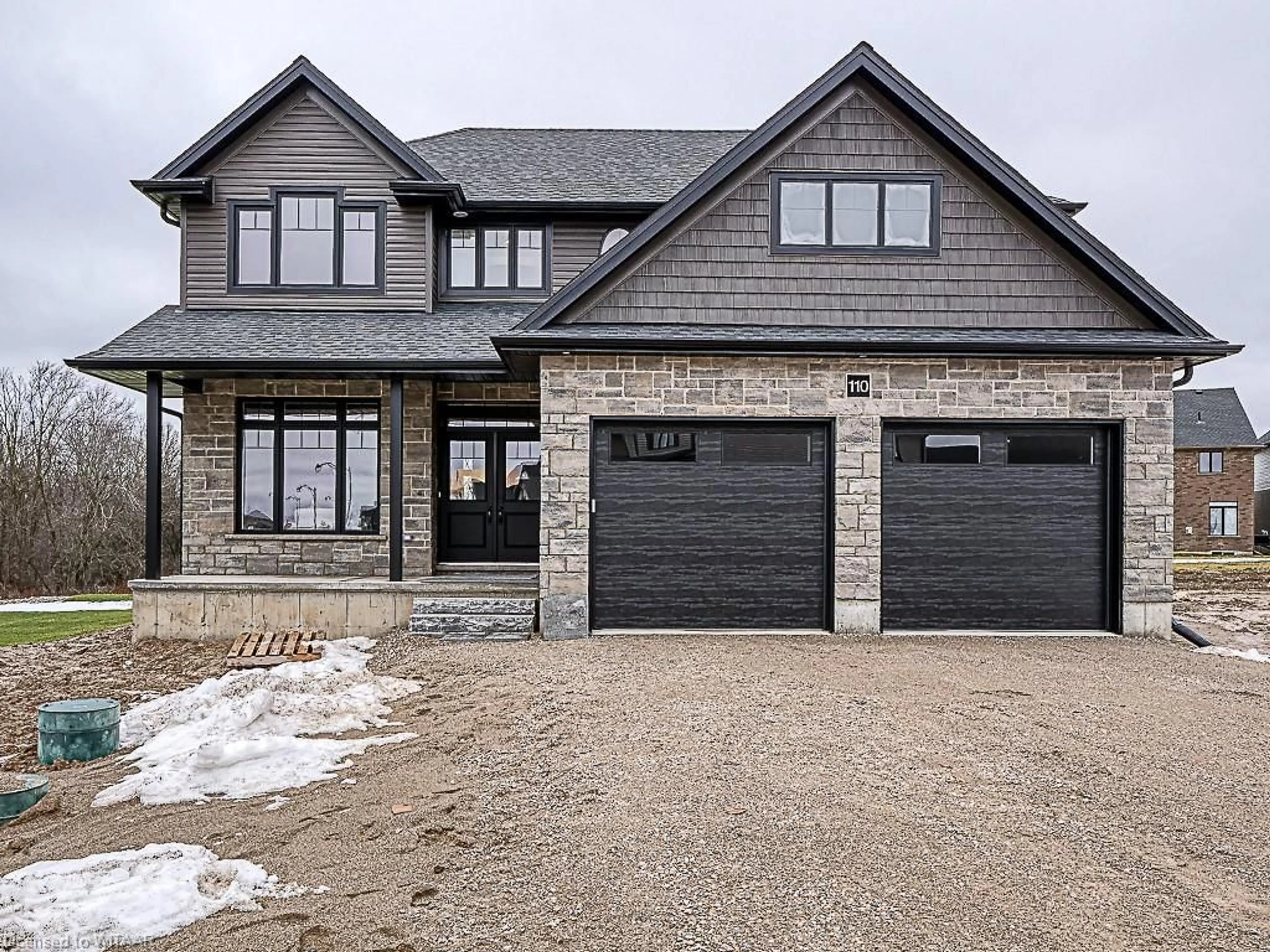 Home with brick exterior material for 110 Graydon Drive, Mount Elgin Ontario N0J 1N0