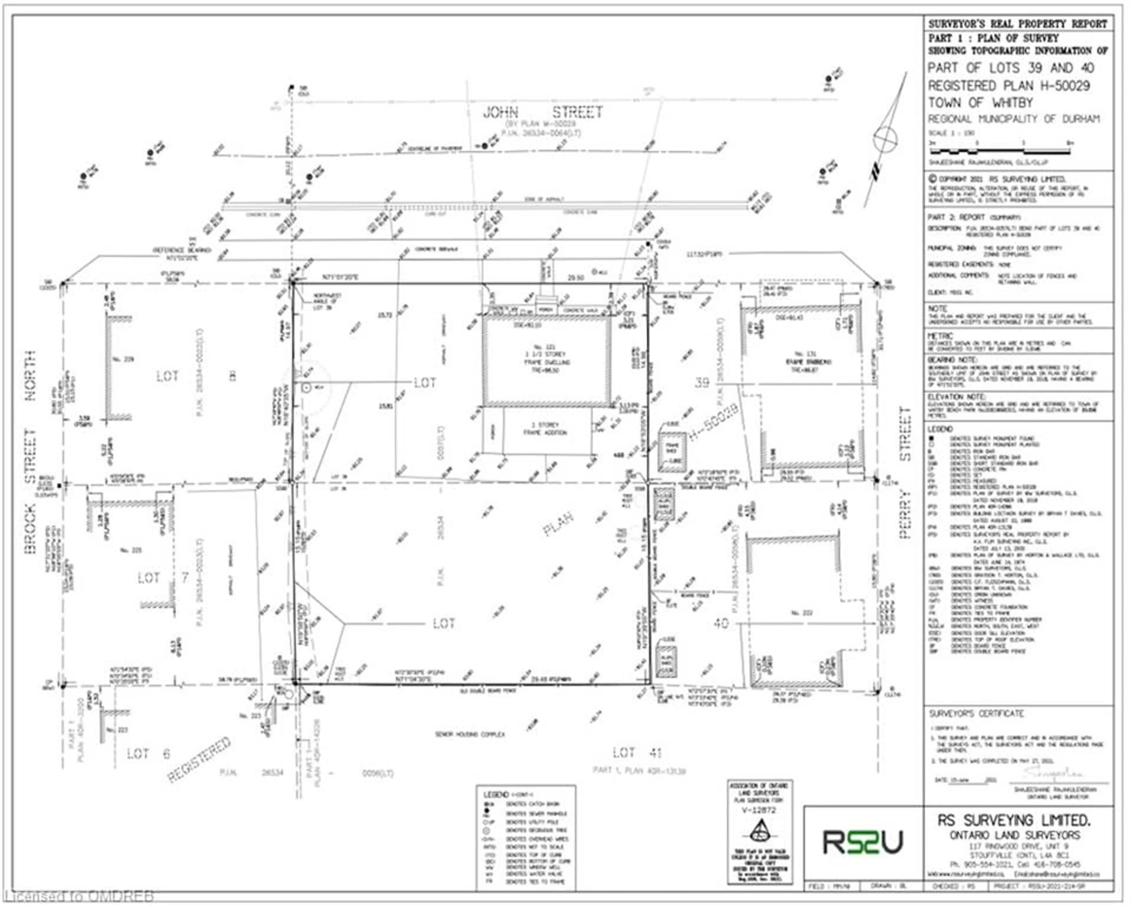 Floor plan for 121 John St, Whitby Ontario L1N 2T4
