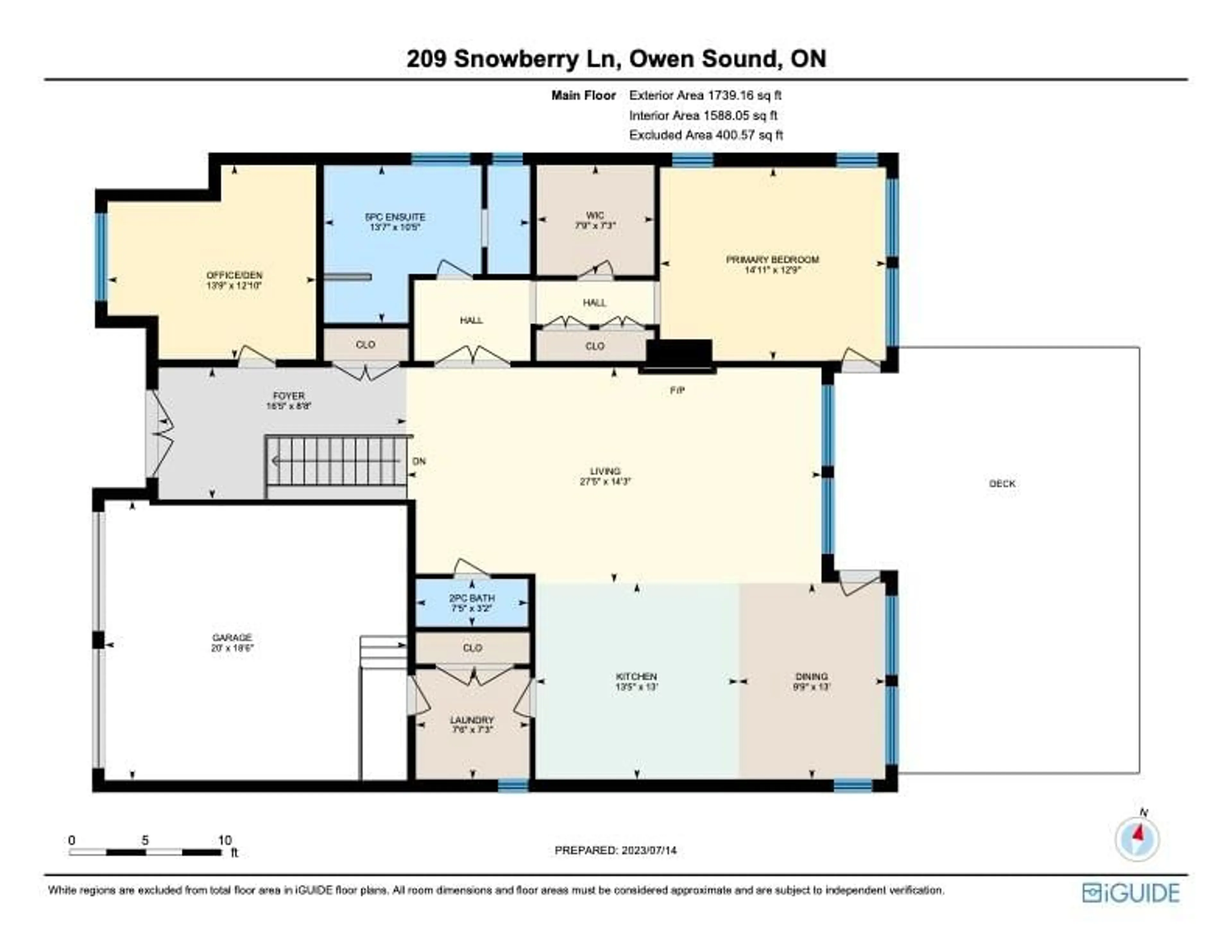 Floor plan for 209 Snowberry Lane, Kemble Ontario N0H 1S0
