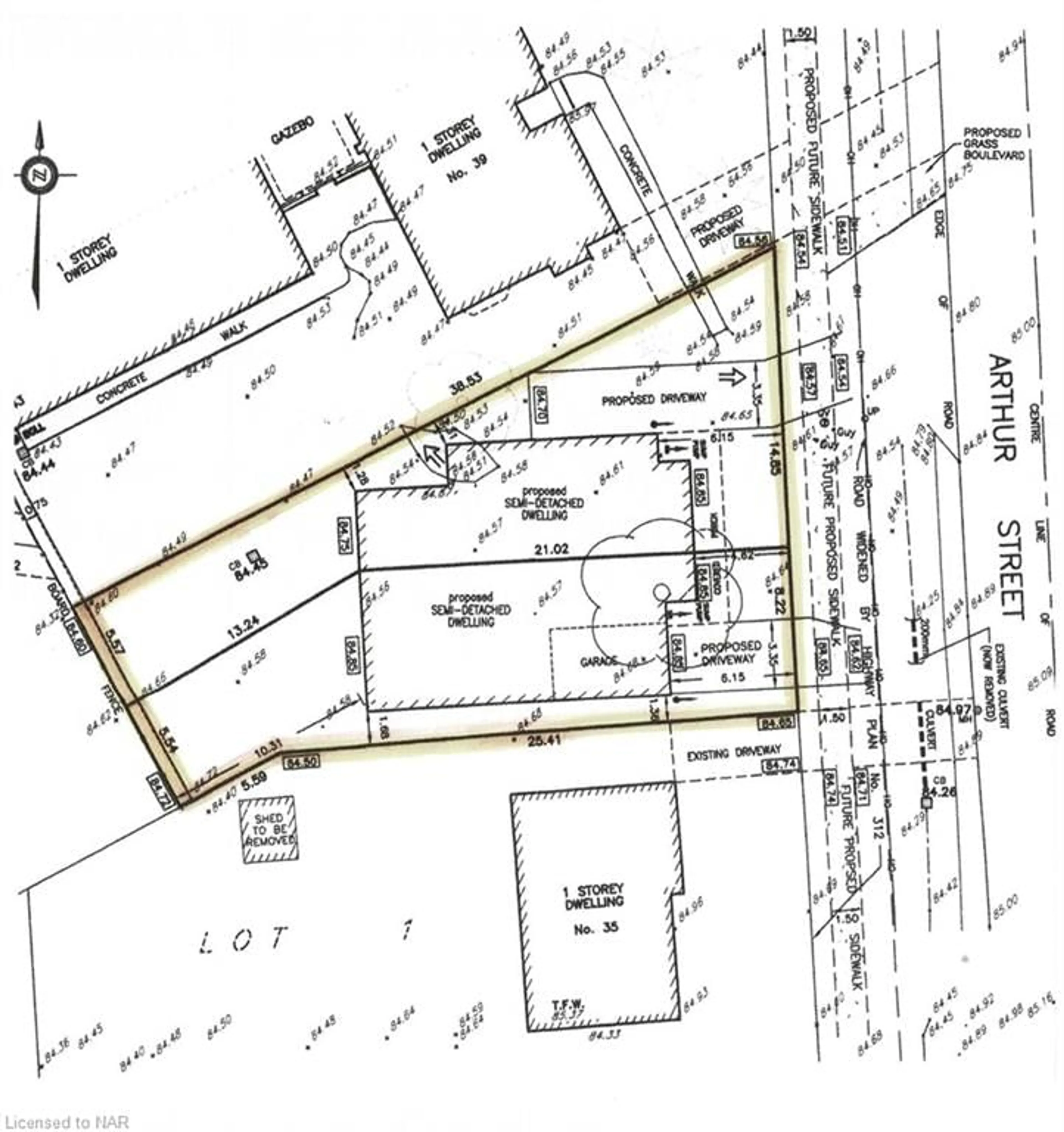 Floor plan for 37 Arthur St, St. Catharines Ontario L2M 1H1