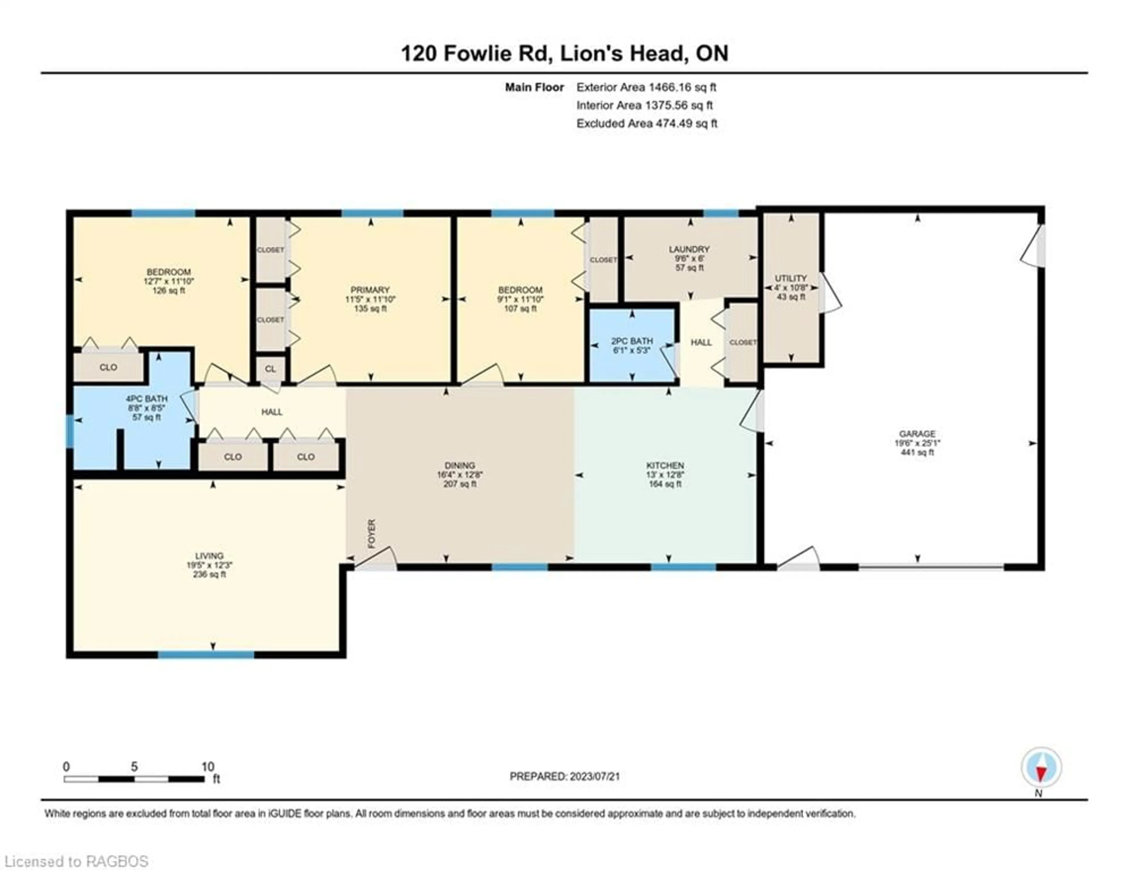 Floor plan for 120 Fowlie Rd, Northern Bruce Peninsula Ontario N0H 1X0