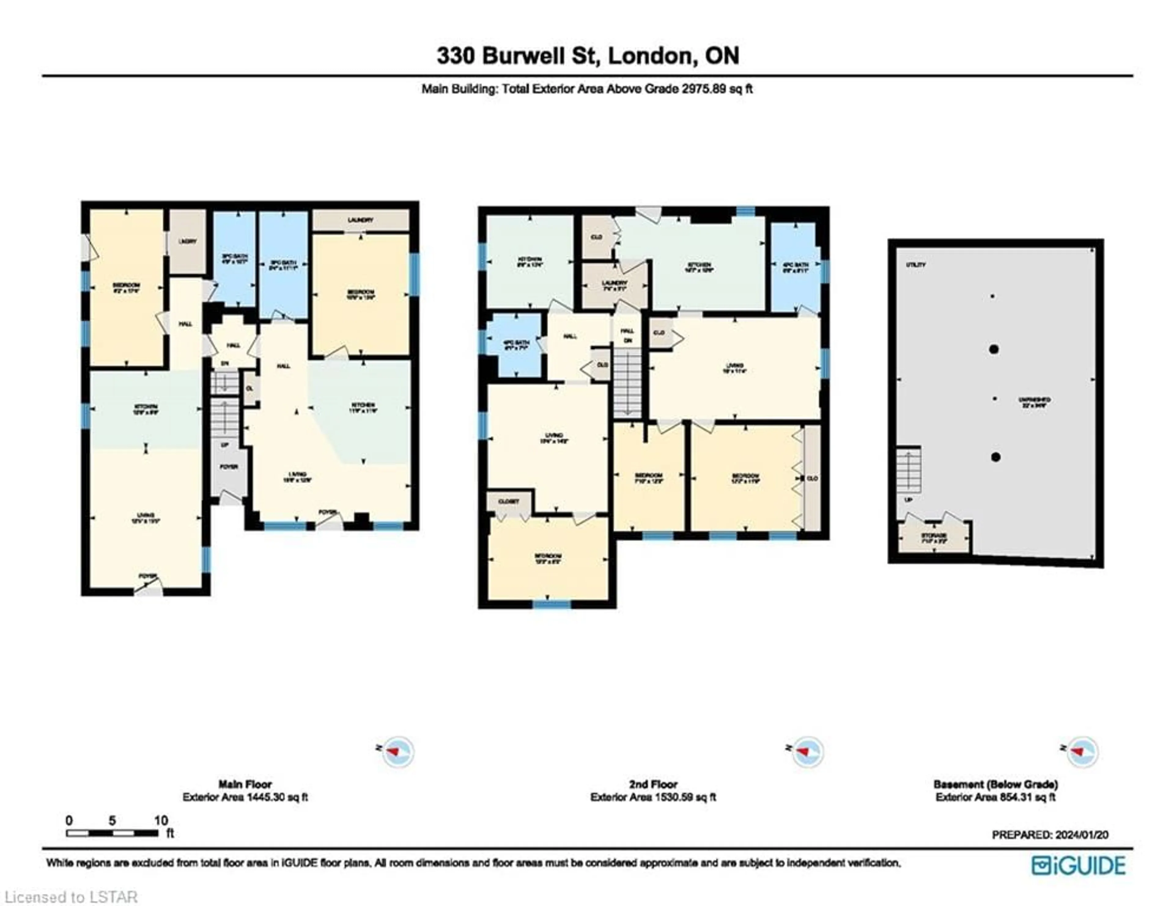 Floor plan for 330 Burwell St, London Ontario N6B 2V9