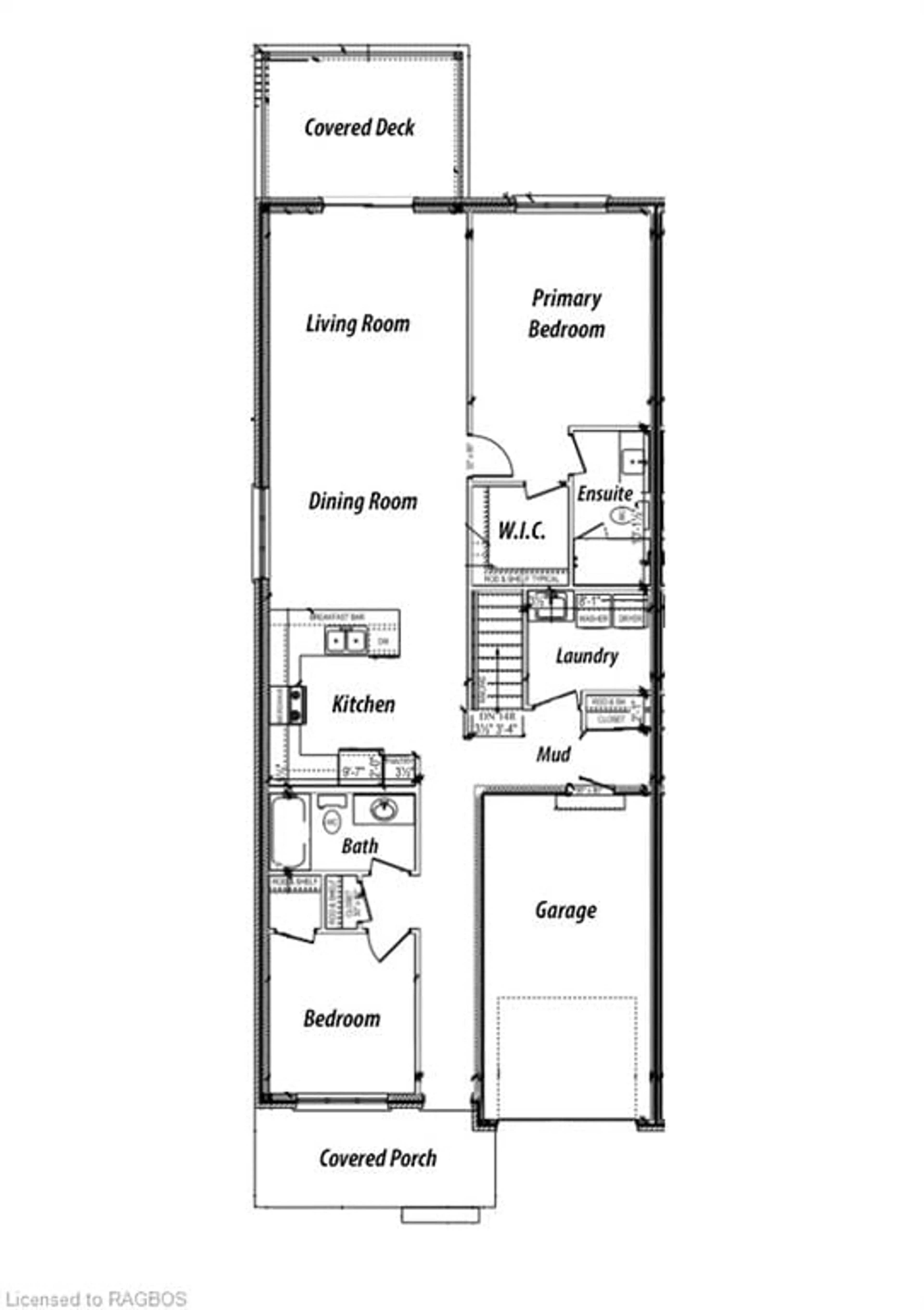 Floor plan for 709 18th Street, Hanover Ontario N4N 3B8