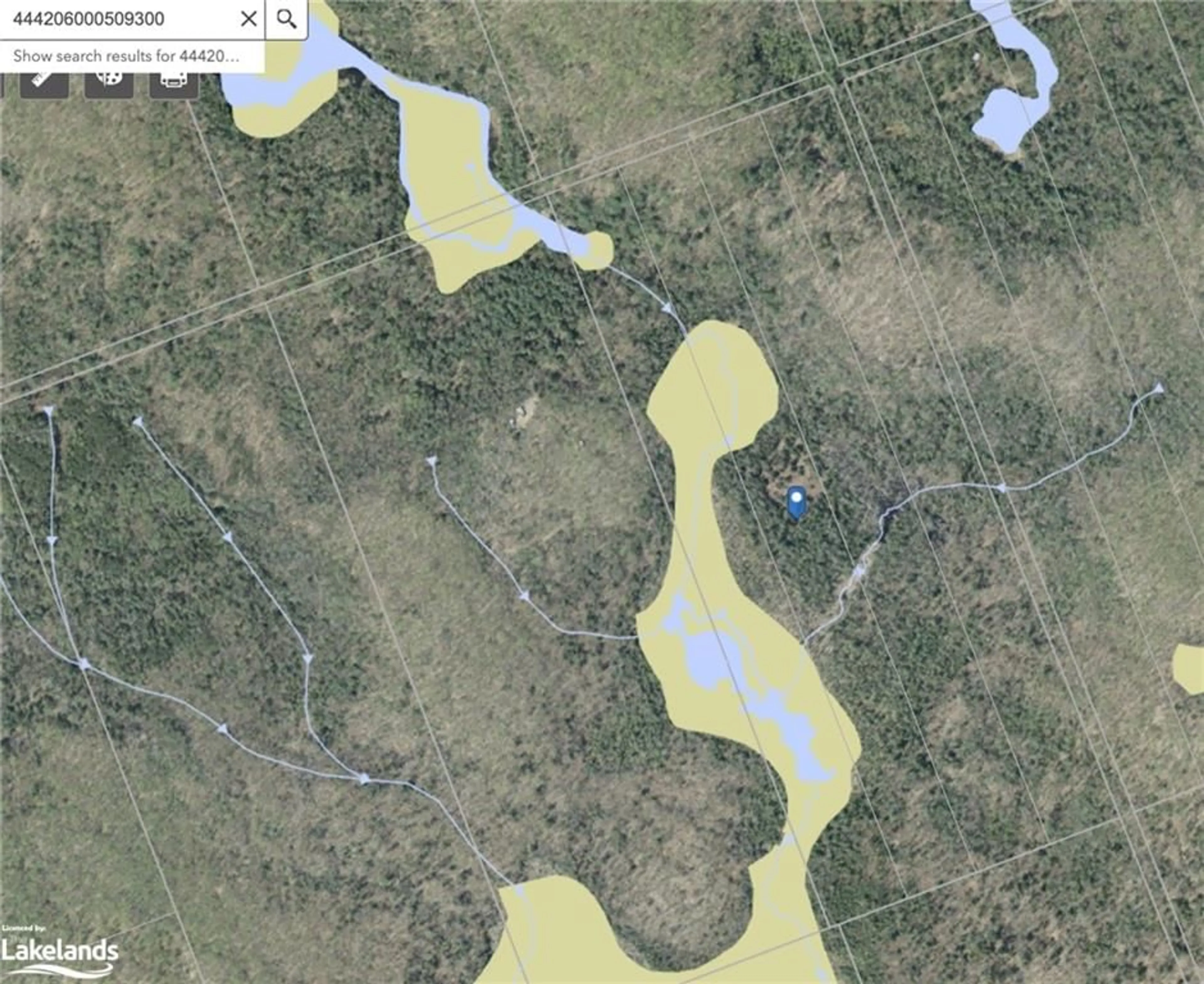 Picture of a map for PART LOT 20 Con 6 Brunel, Huntsville Ontario P1H 1A4