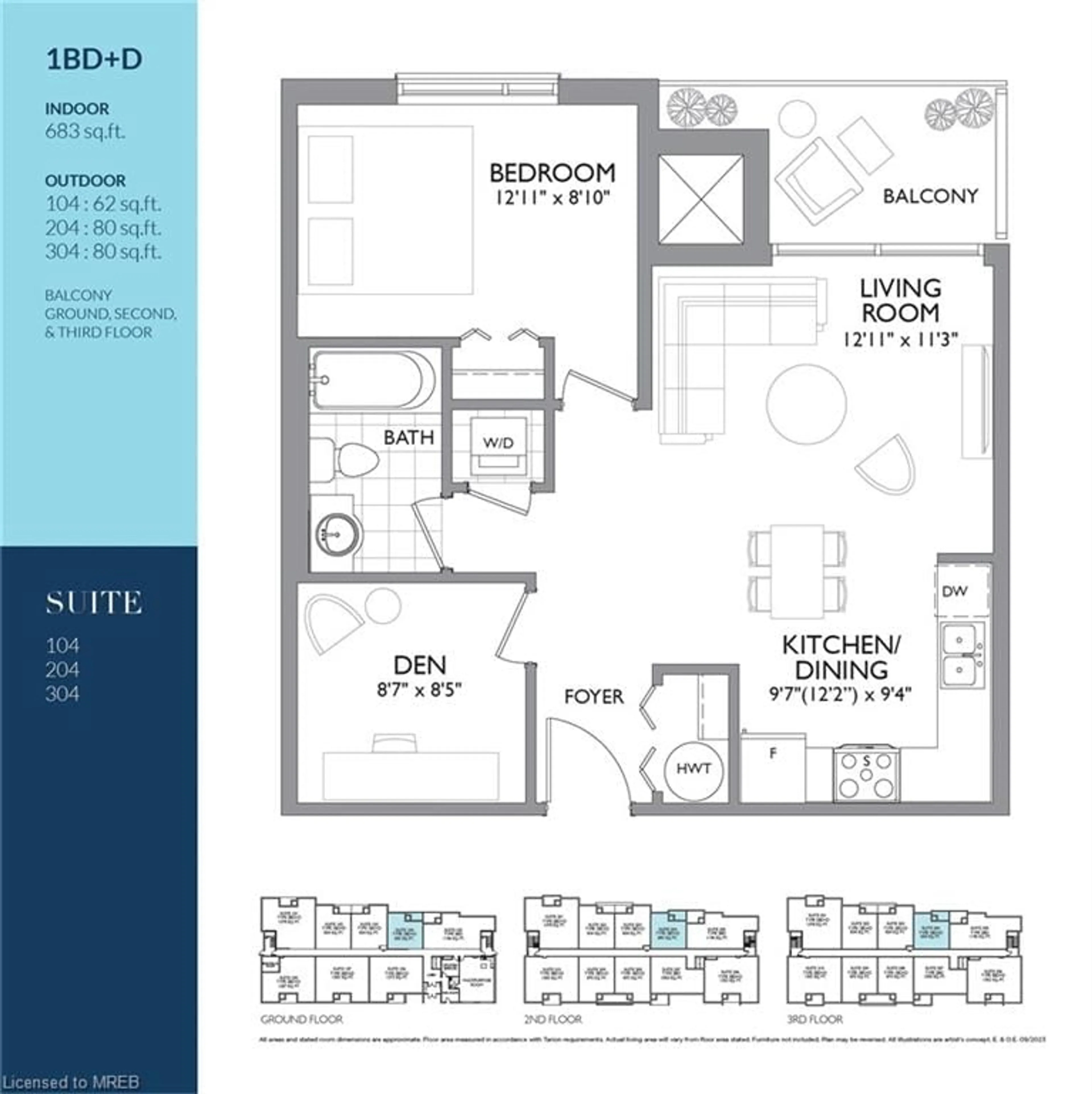 Floor plan for 215 Riverside Dr #104, Welland Ontario L3C 5E3