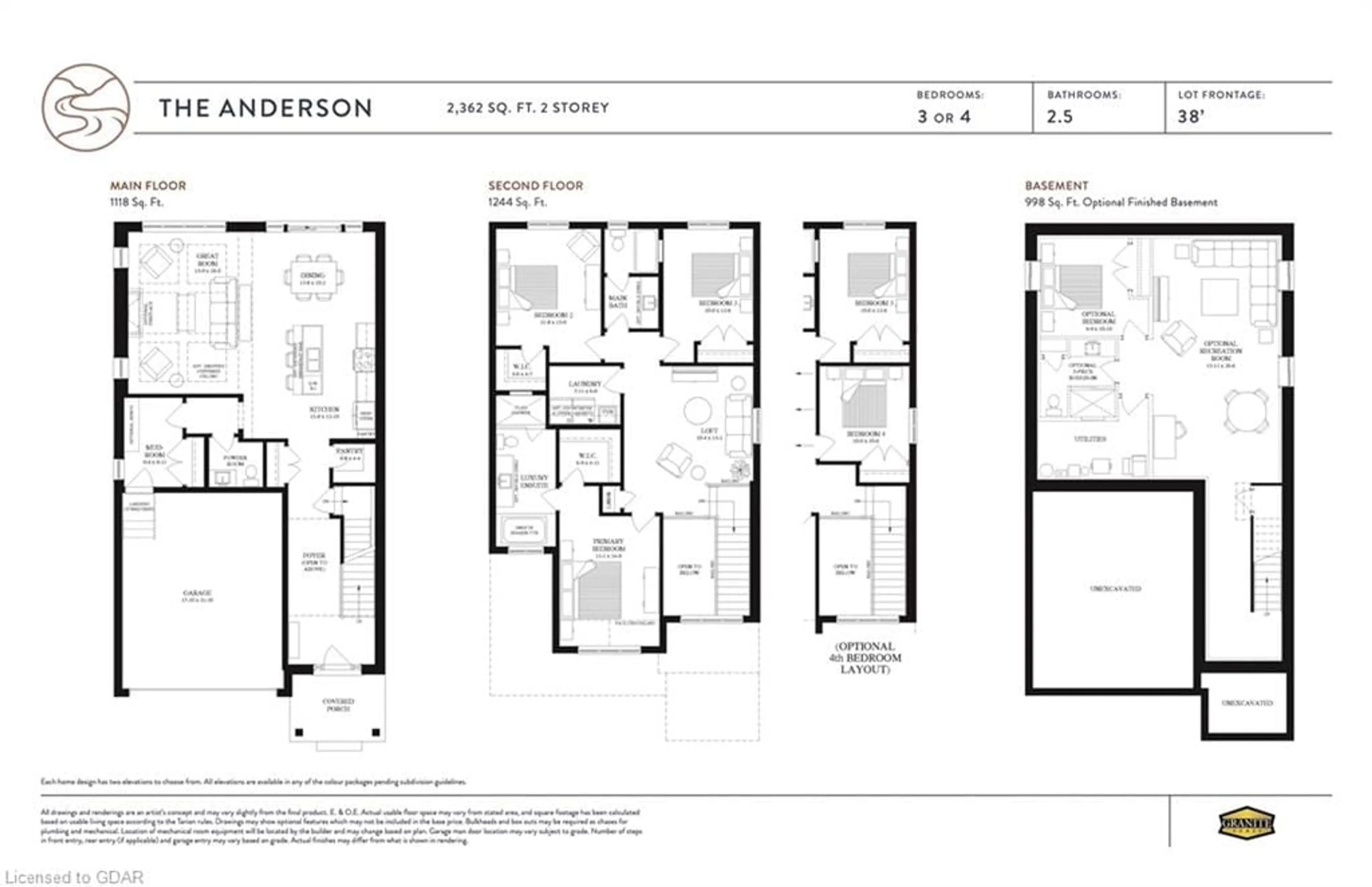 Floor plan for 124 Haylock Ave, Elora Ontario N0B 1S0