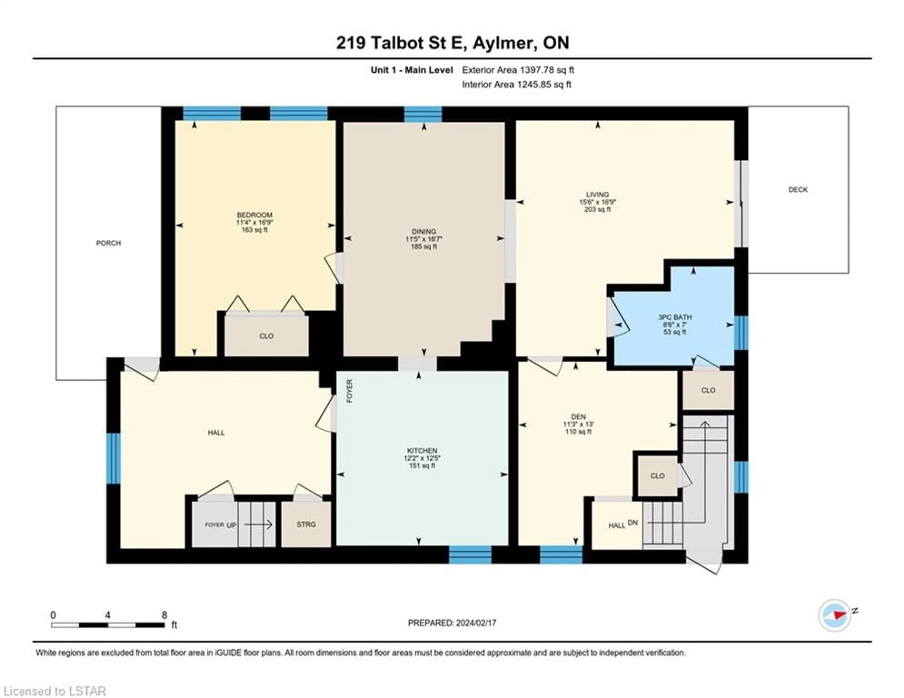 Floor plan for 219 Talbot St, Aylmer Ontario N5H 1H6