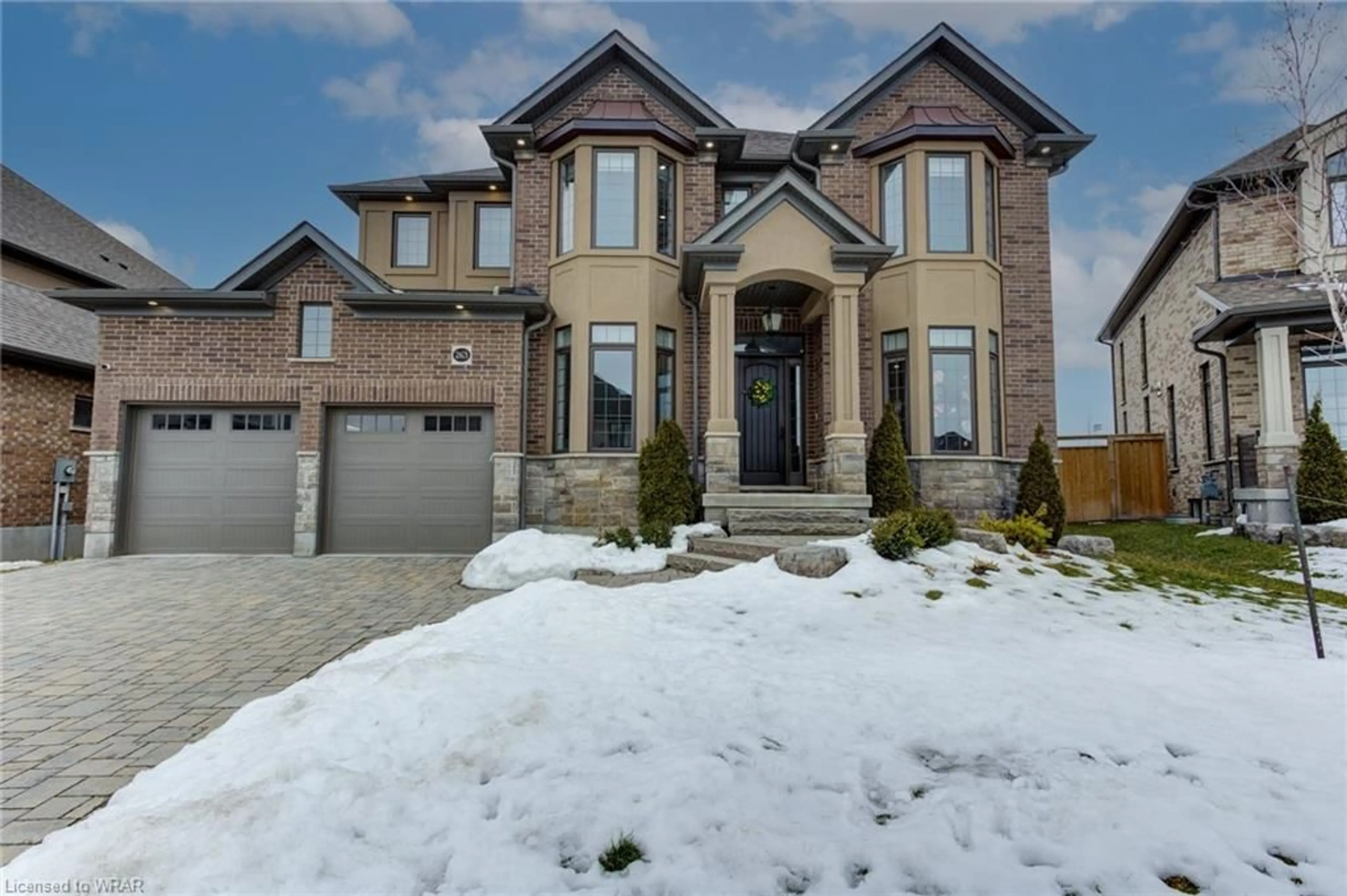 Home with brick exterior material for 263 Chestnut Ridge, Waterloo Ontario N2K 0E6