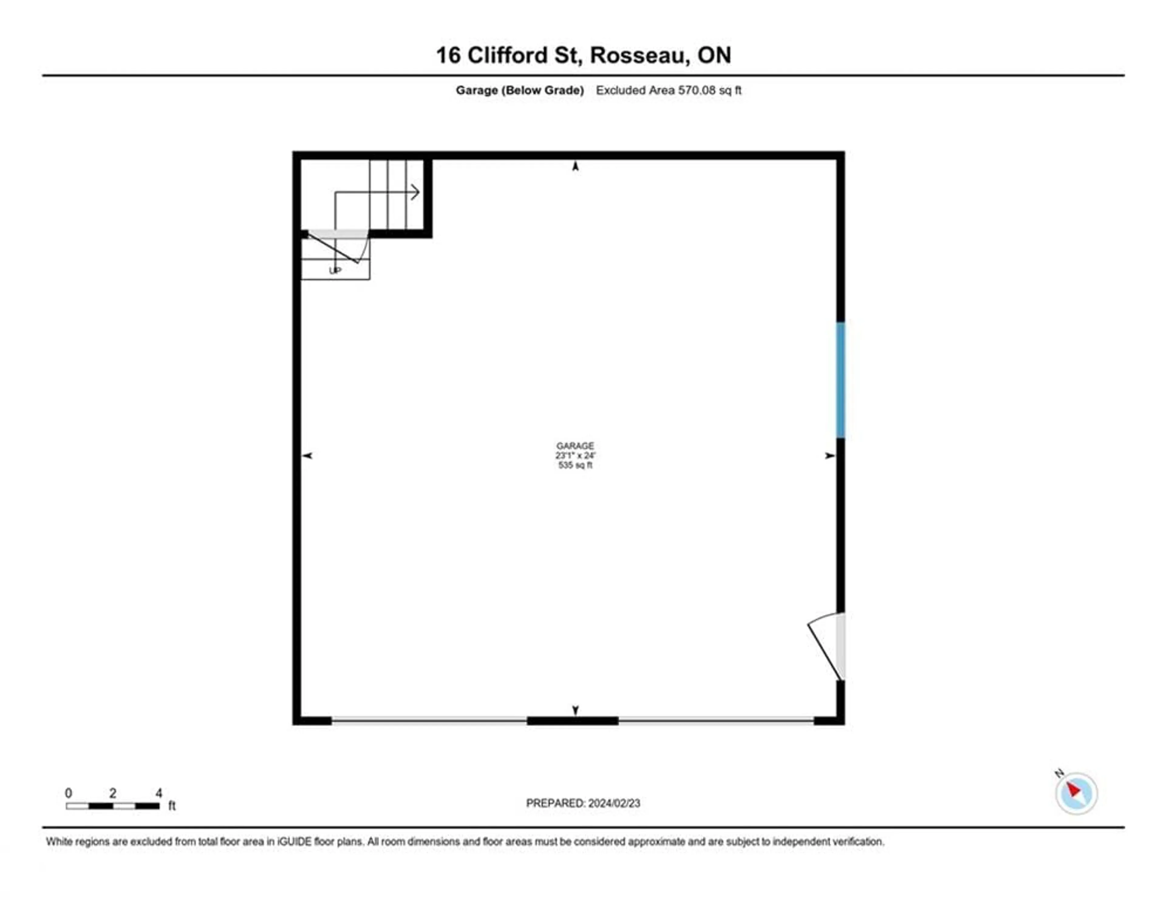 Floor plan for 16 Clifford St, Seguin Ontario P0C 1J0