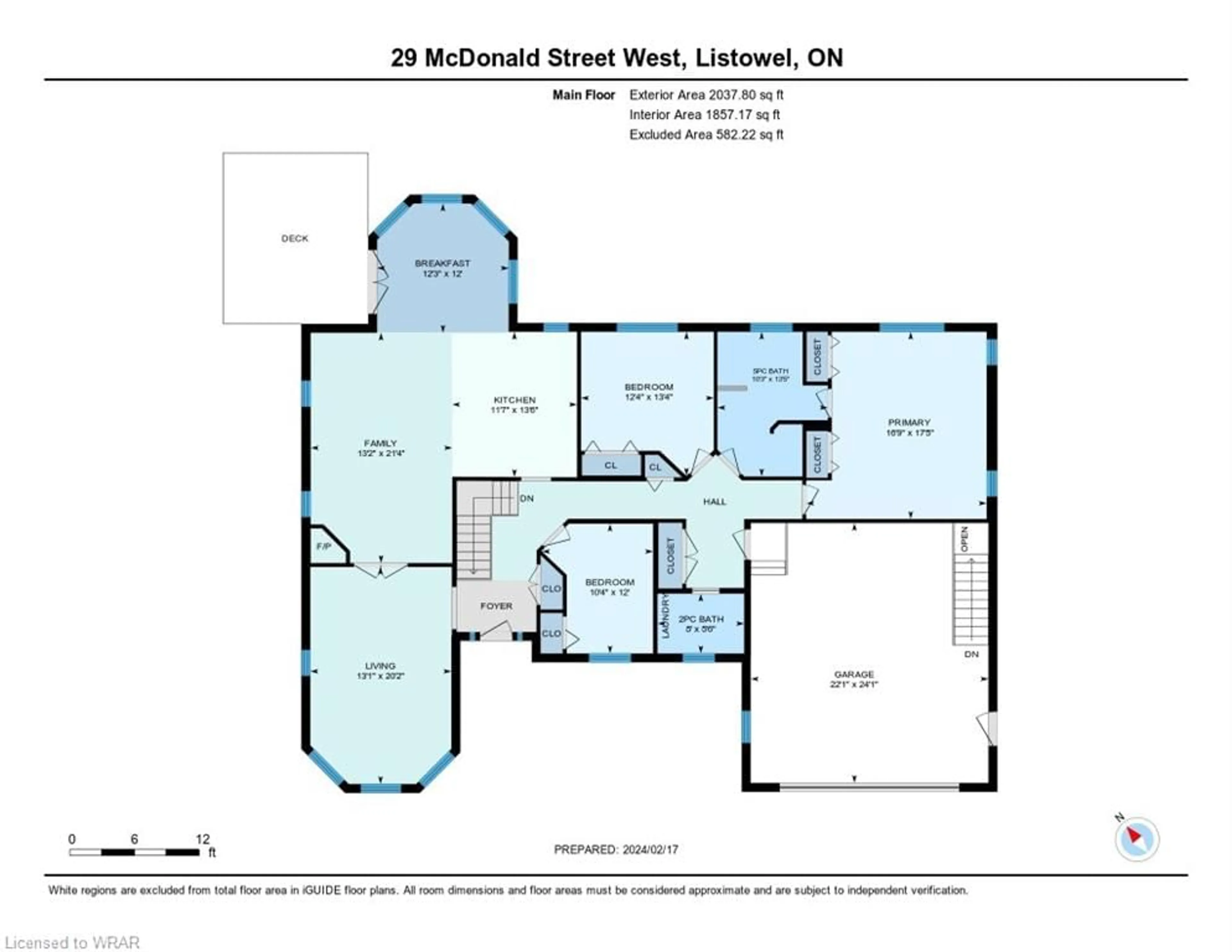 Floor plan for 29 Mcdonald Street West, Listowel Ontario N4W 1K5