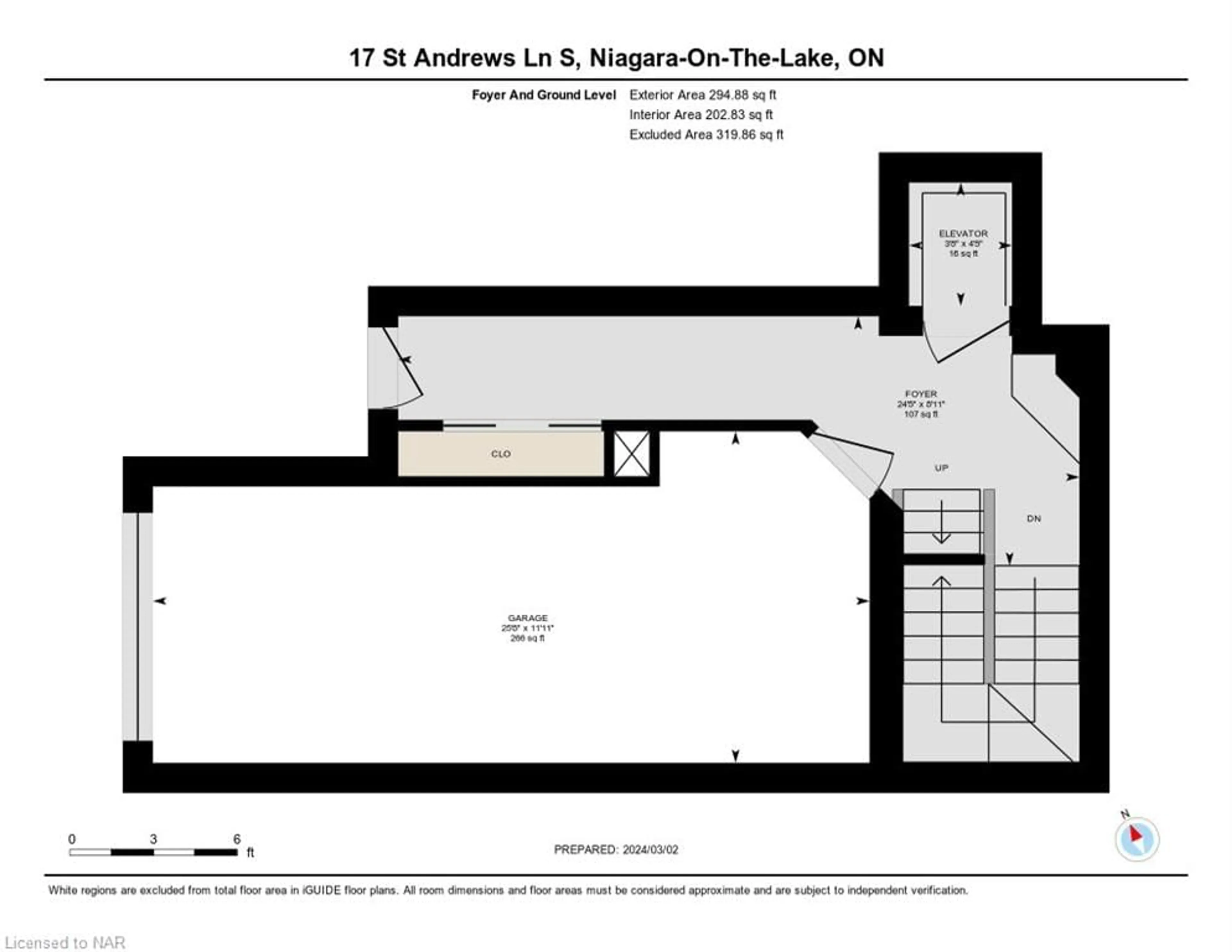 Floor plan for 17 St Andrews Lane #S17, Niagara-on-the-Lake Ontario L0S 1J0