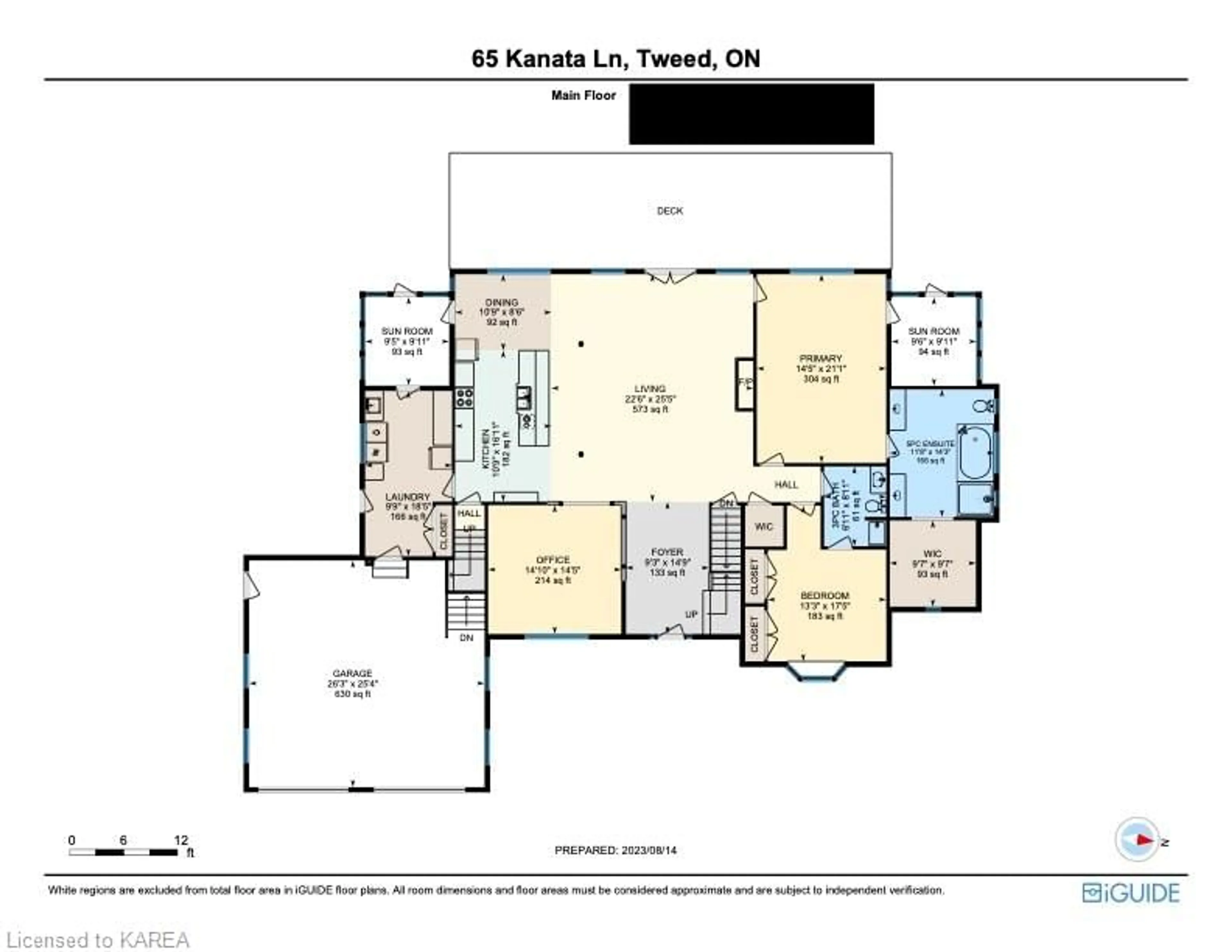 Floor plan for 65 Kanata Lane, Tweed Ontario K0K 3J0
