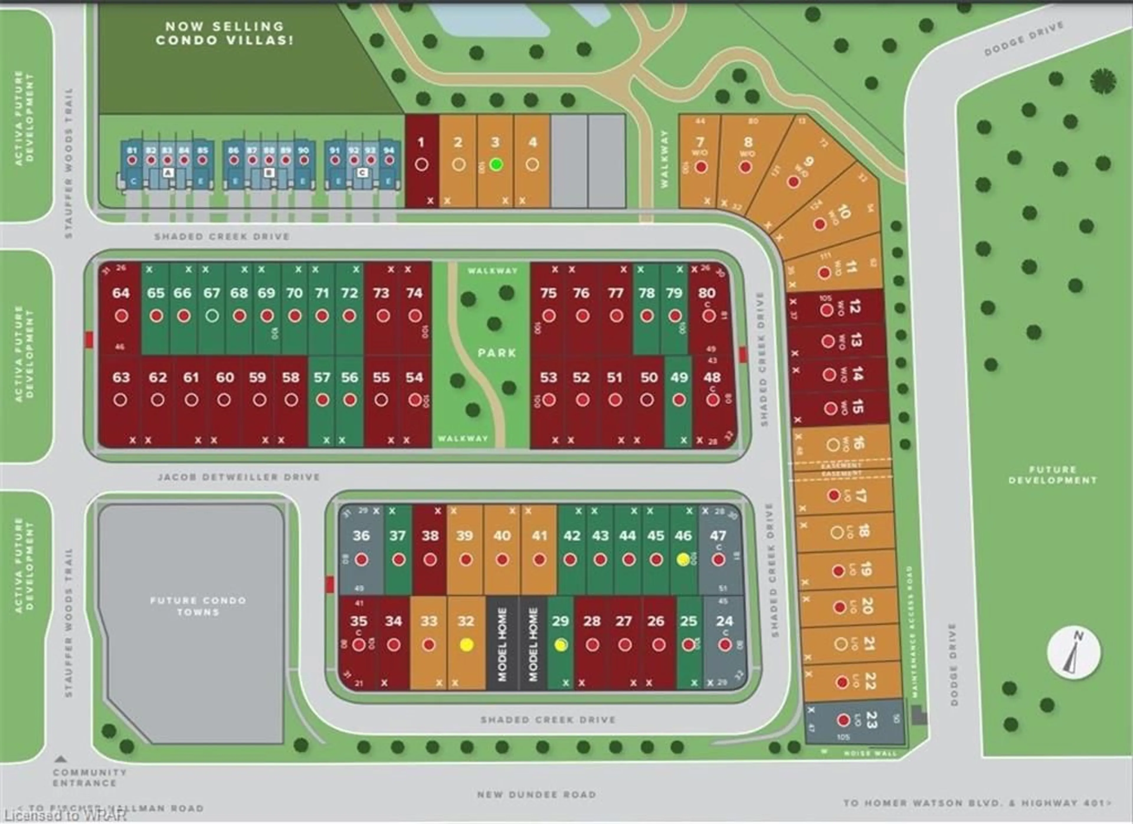 Floor plan for 150 Shaded Creek Dr #Lot 0029, Kitchener Ontario N2P 0K7