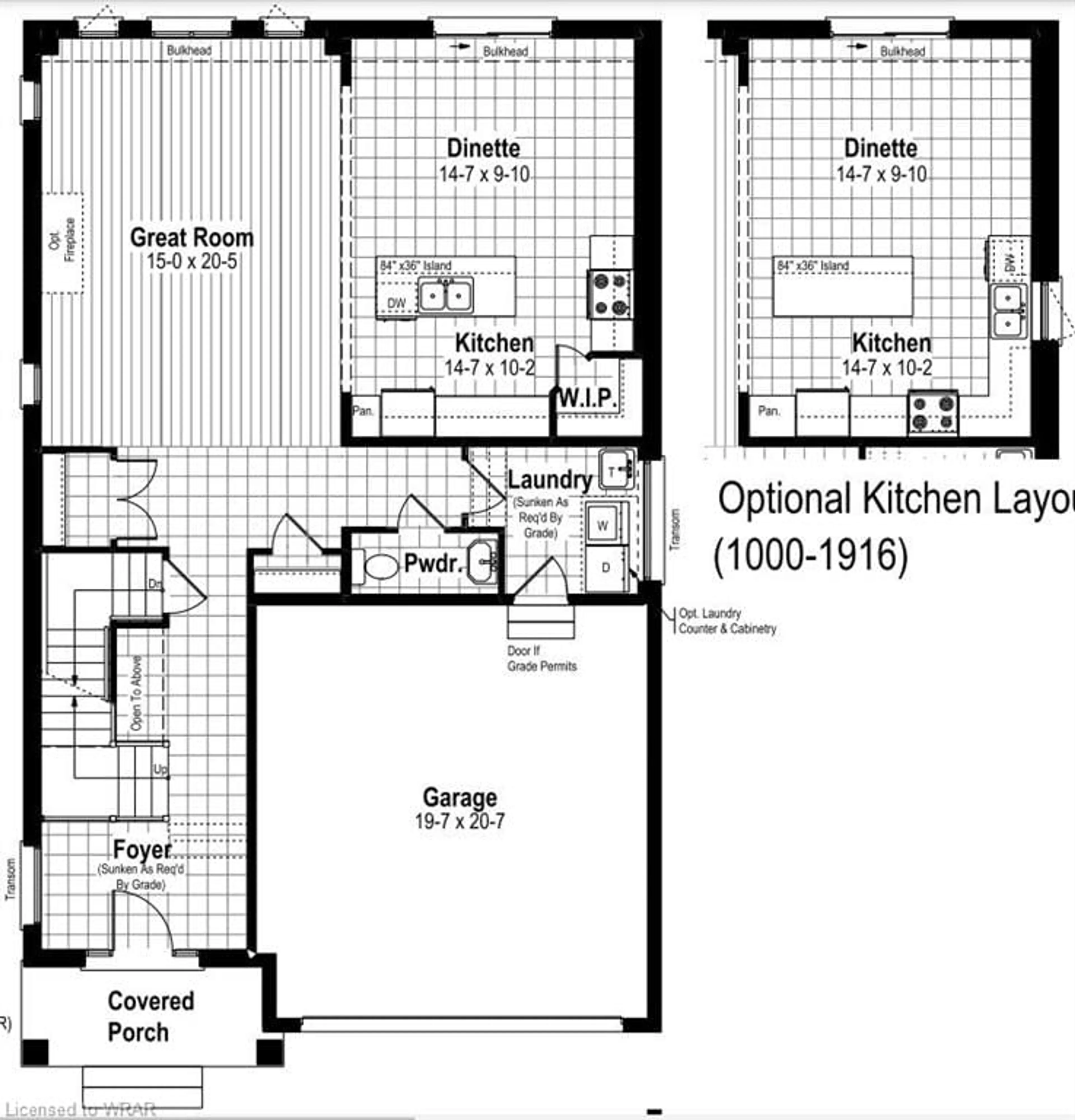 Floor plan for 162 Shaded Creek Dr #Lot 0032, Kitchener Ontario N2P 0K7