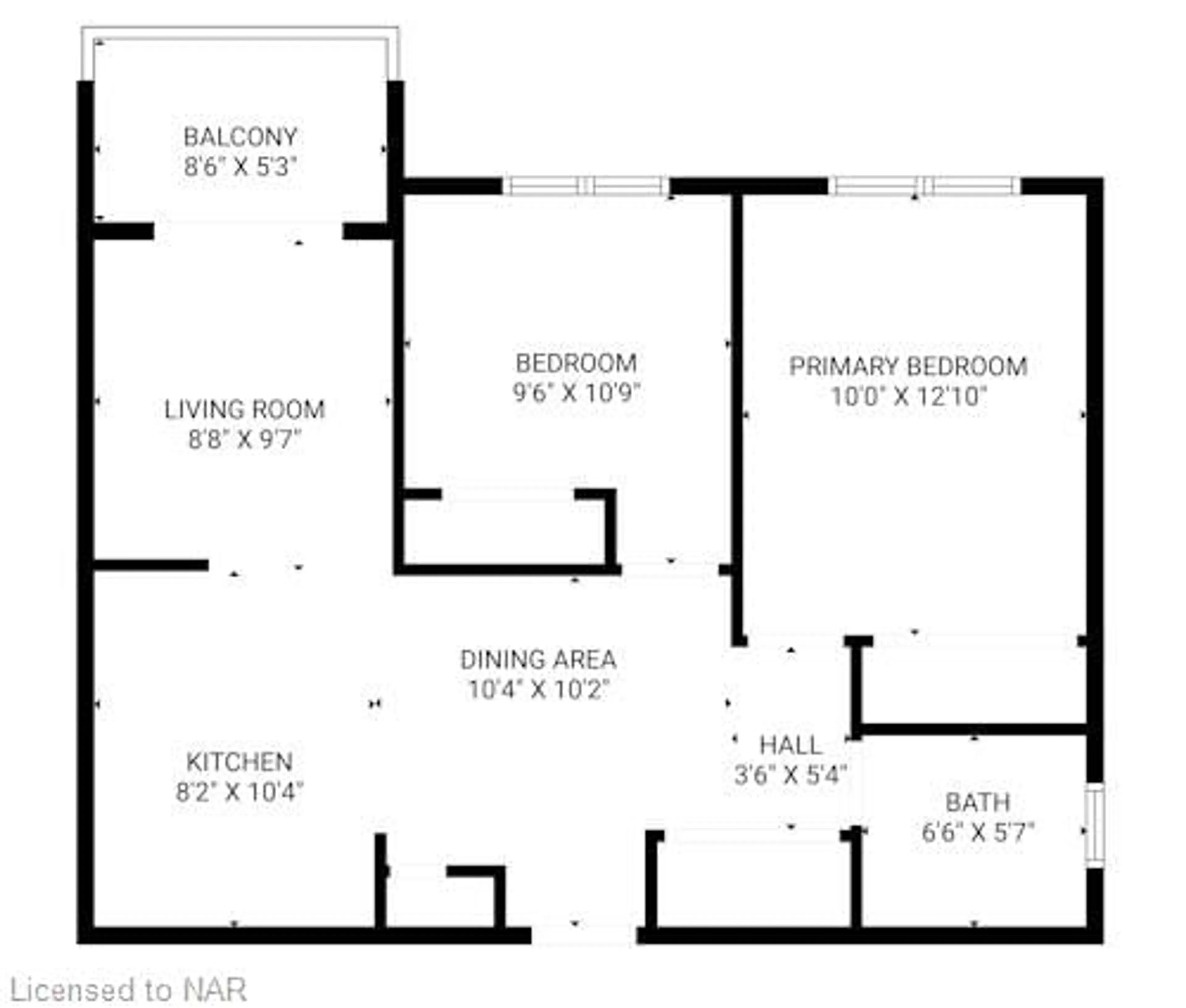Floor plan for 72 Main St #218, Port Colborne Ontario L3K 5Z8