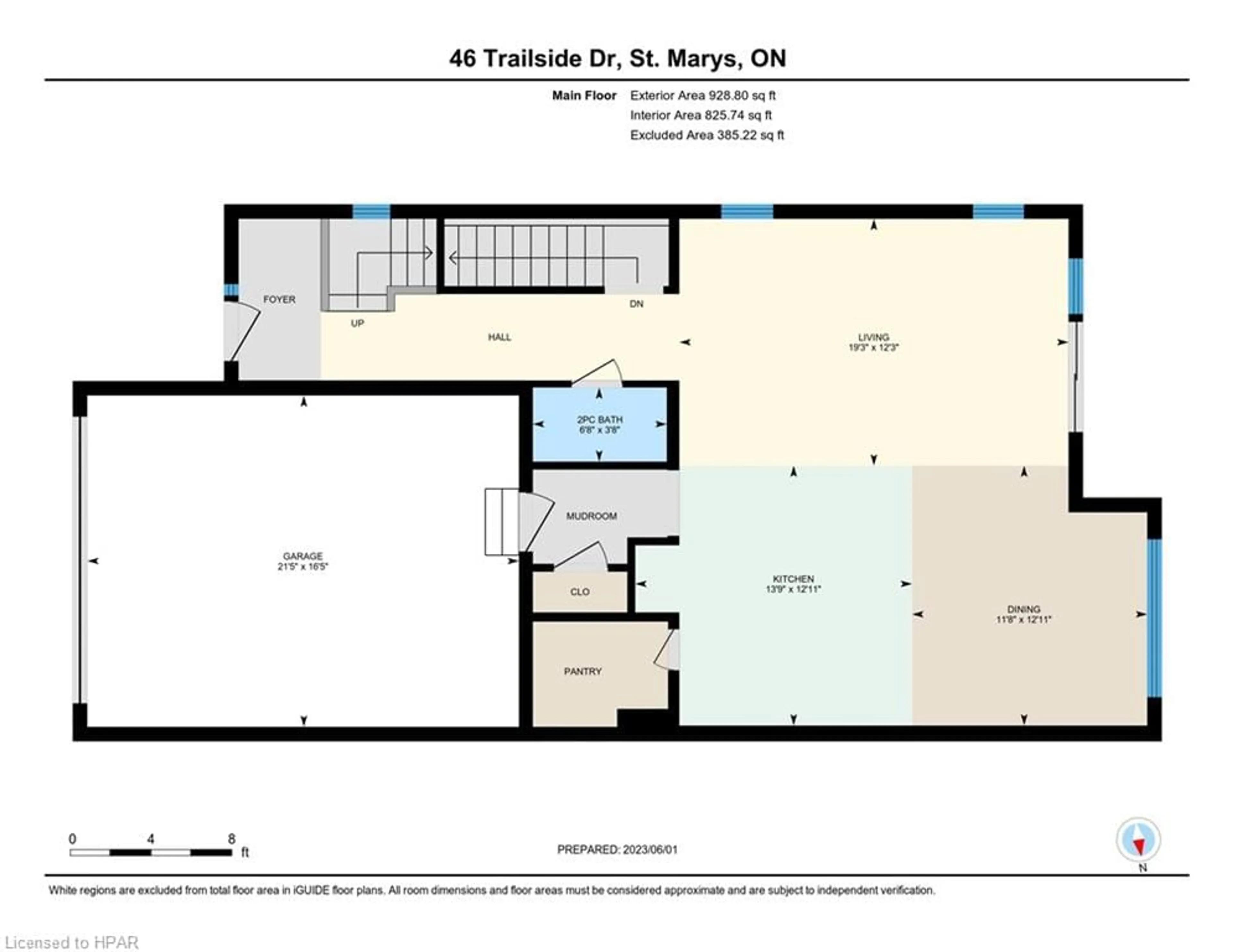 Floor plan for 46 Trail Side Dr, St. Marys Ontario N4X 1C4