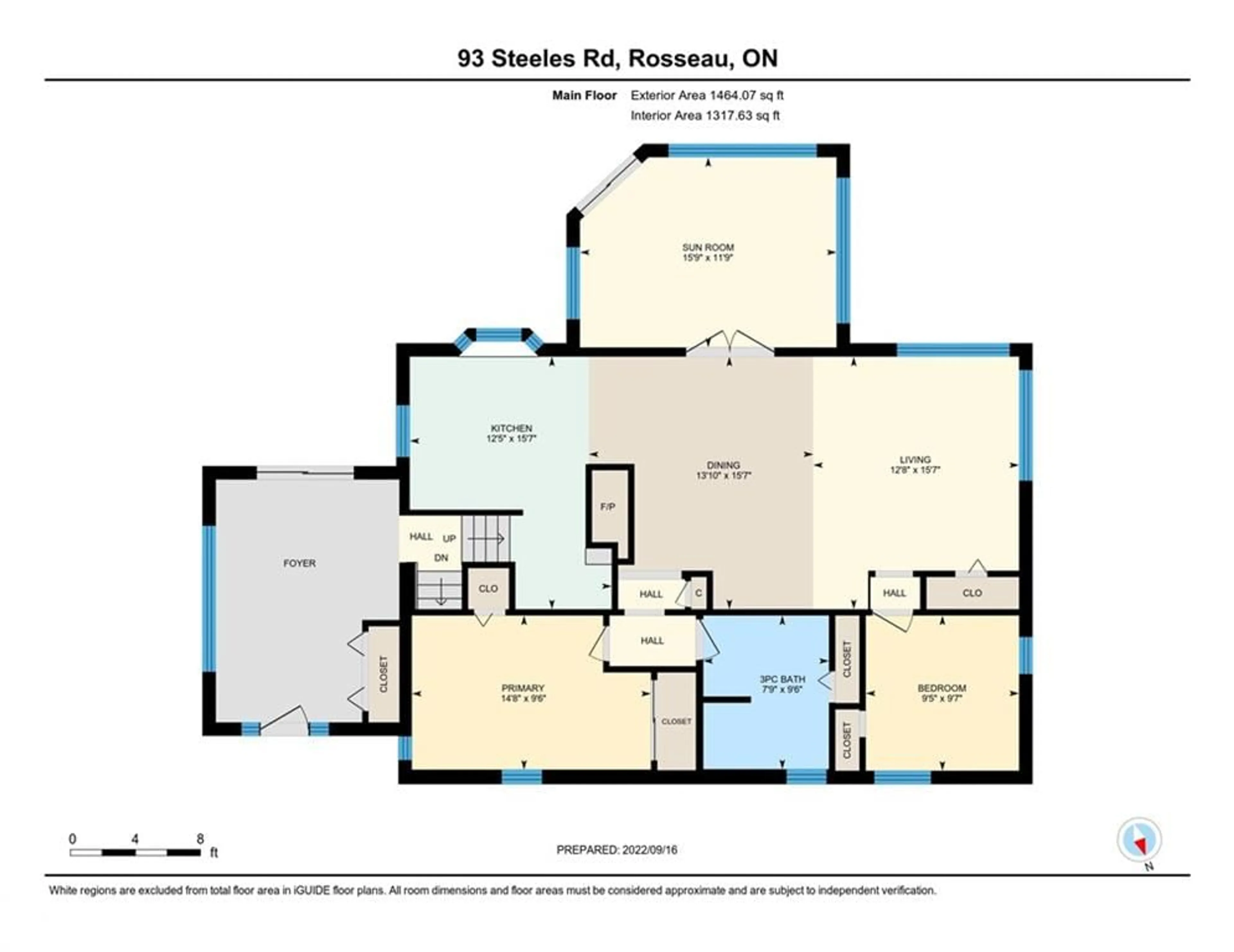 Floor plan for 93 Steeles Rd, Minett Ontario P0C 1J0