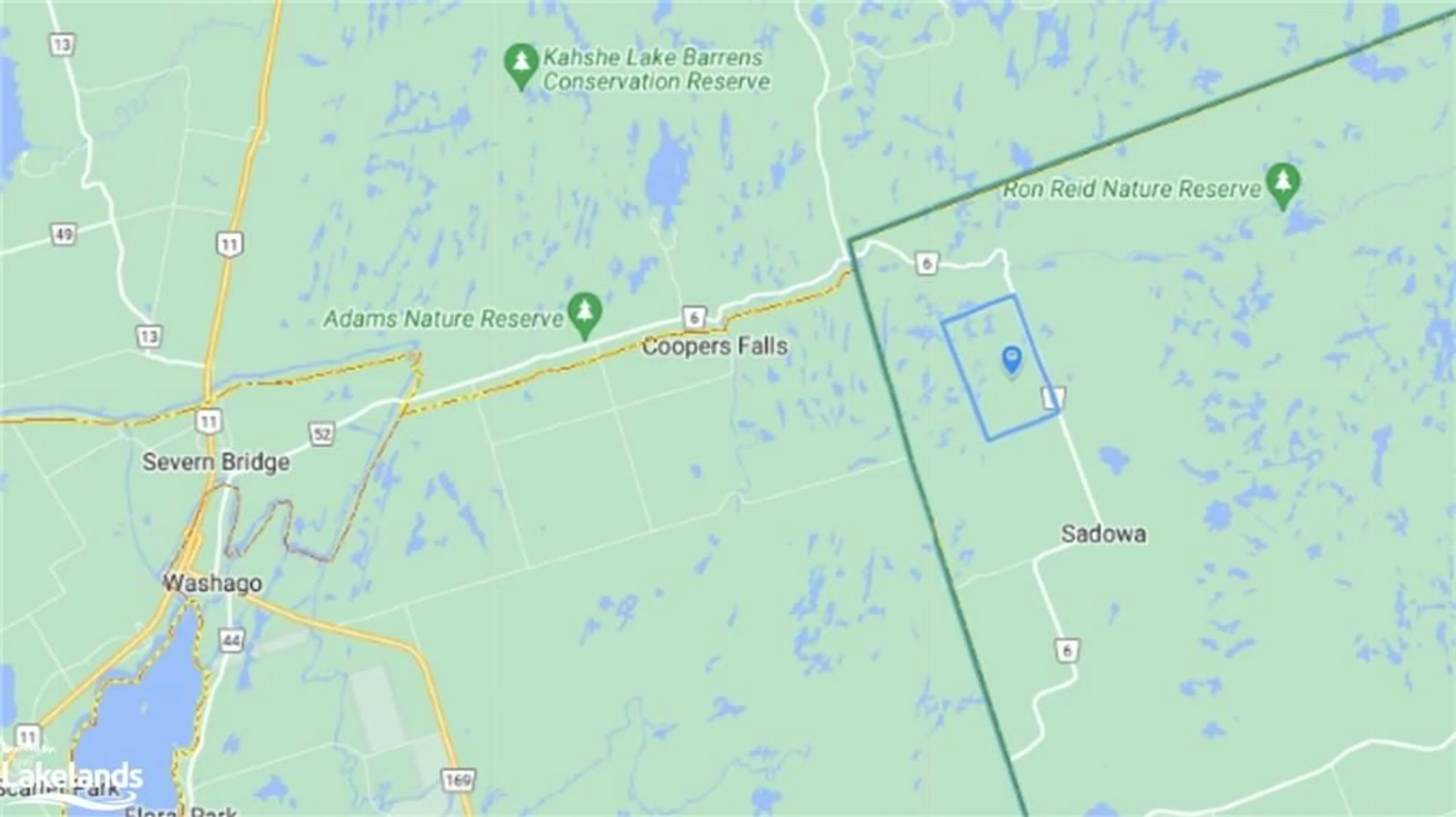 Picture of a map for LOT 26-28 Chisholm Trail, Sebright Ontario L0K 1W0