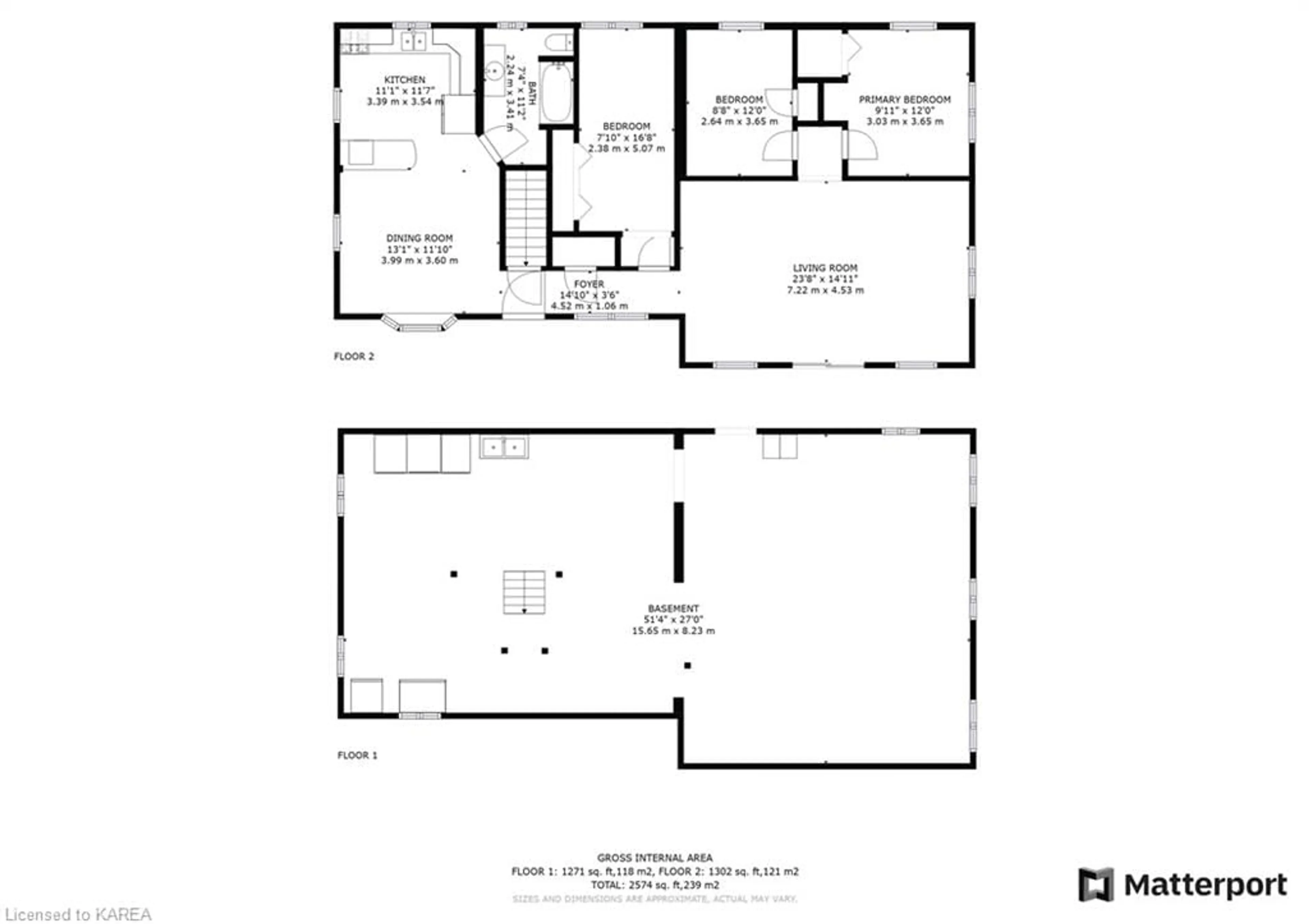 Floor plan for 1342 4th Line Rd, Wolfe Island Ontario K0H 2Y0