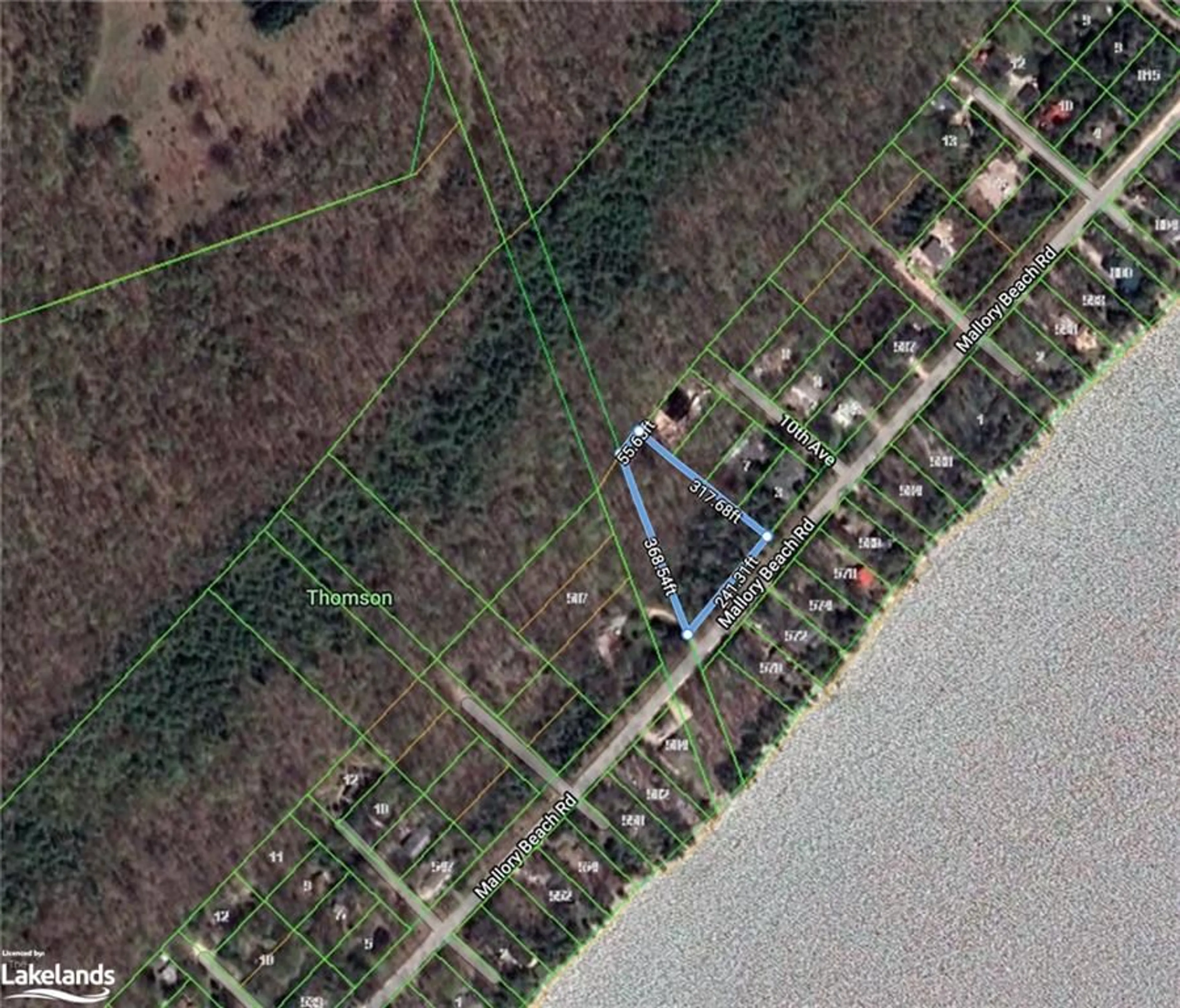 Street view for LOT 191-193 Mallory Beach Rd, South Bruce Peninsula Ontario N0H 2T0