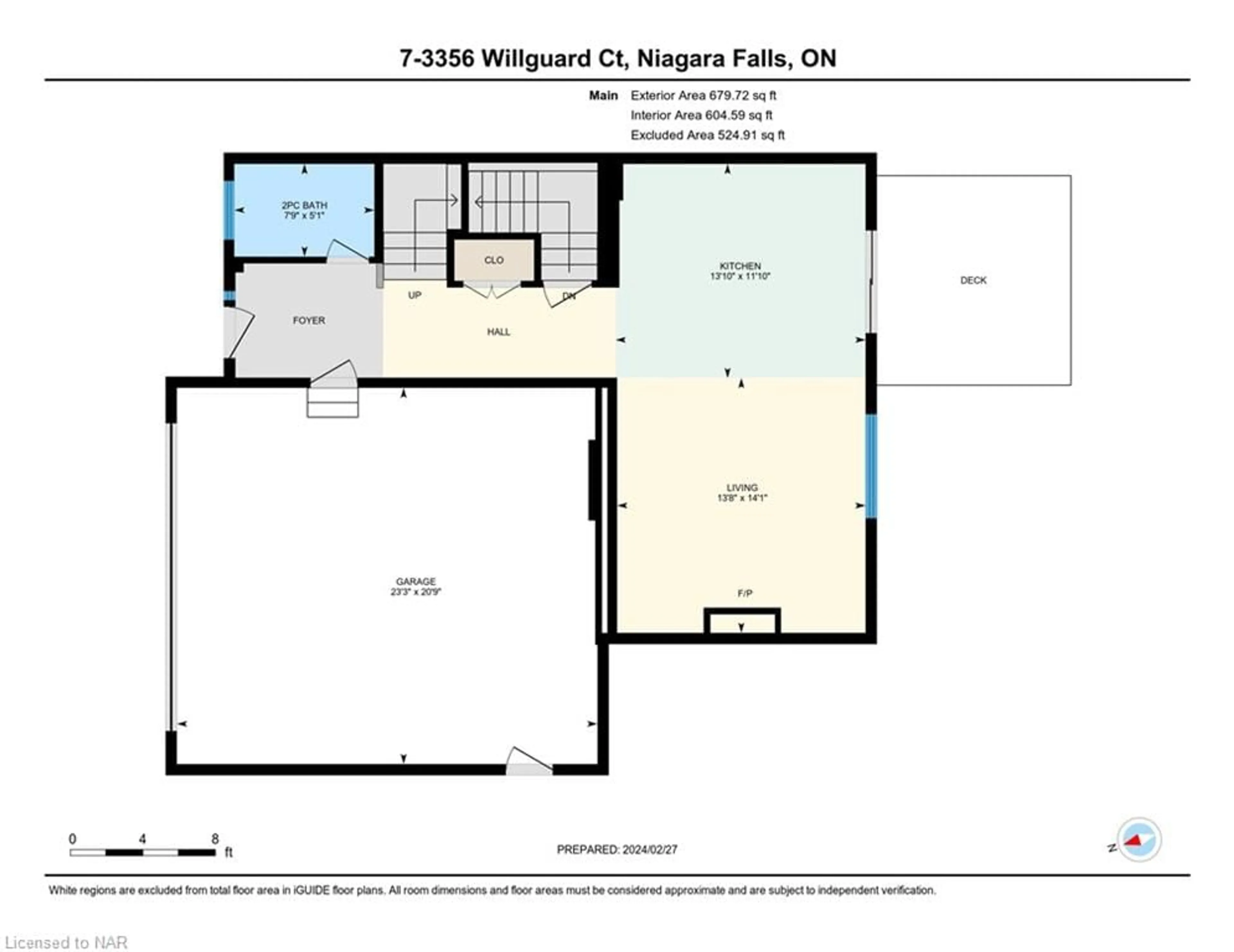 Floor plan for 3356 Willguard Crt, Niagara Falls Ontario L2G 7N7