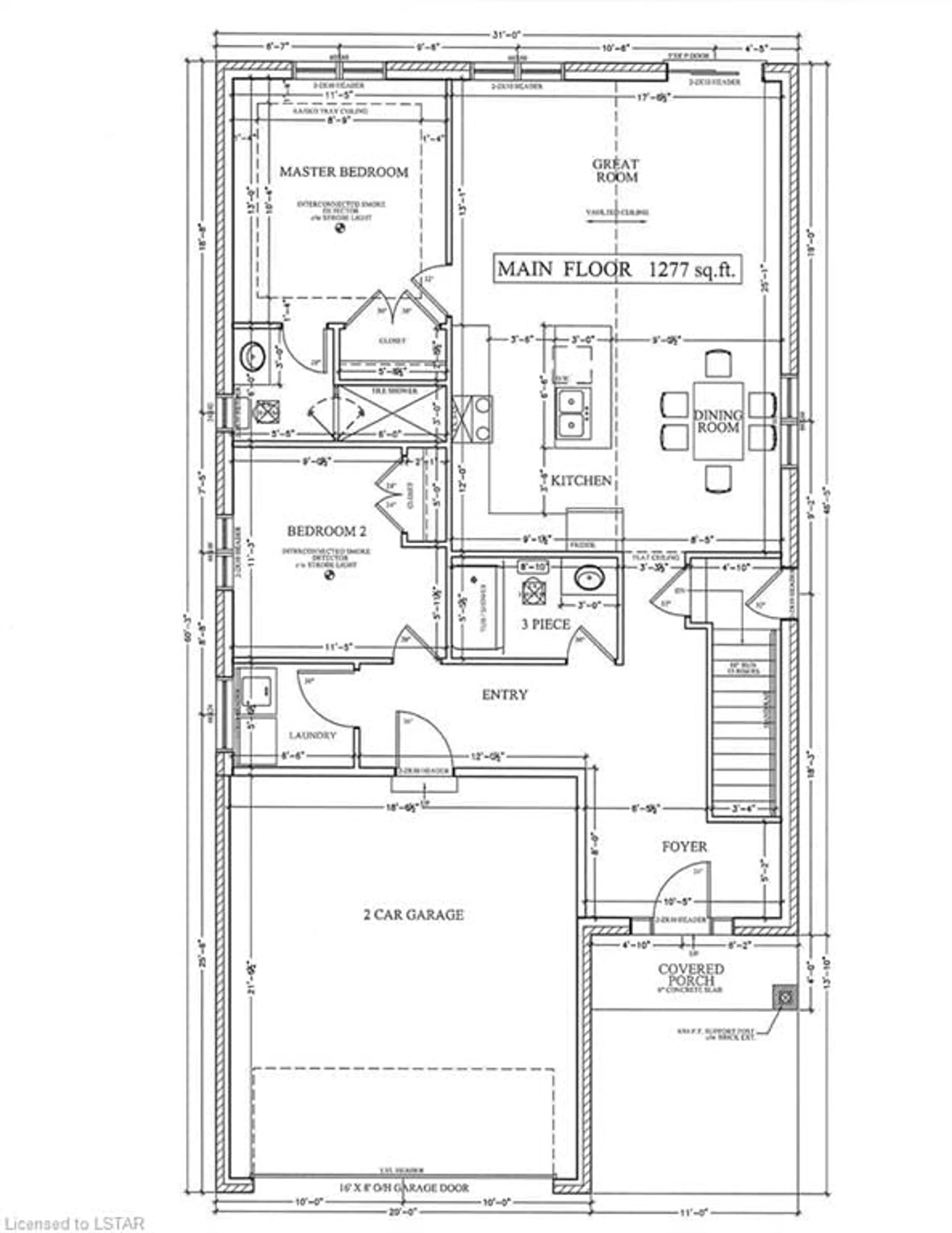 Floor plan for 7966 Fallon Dr #23, Granton Ontario N0M 1V0