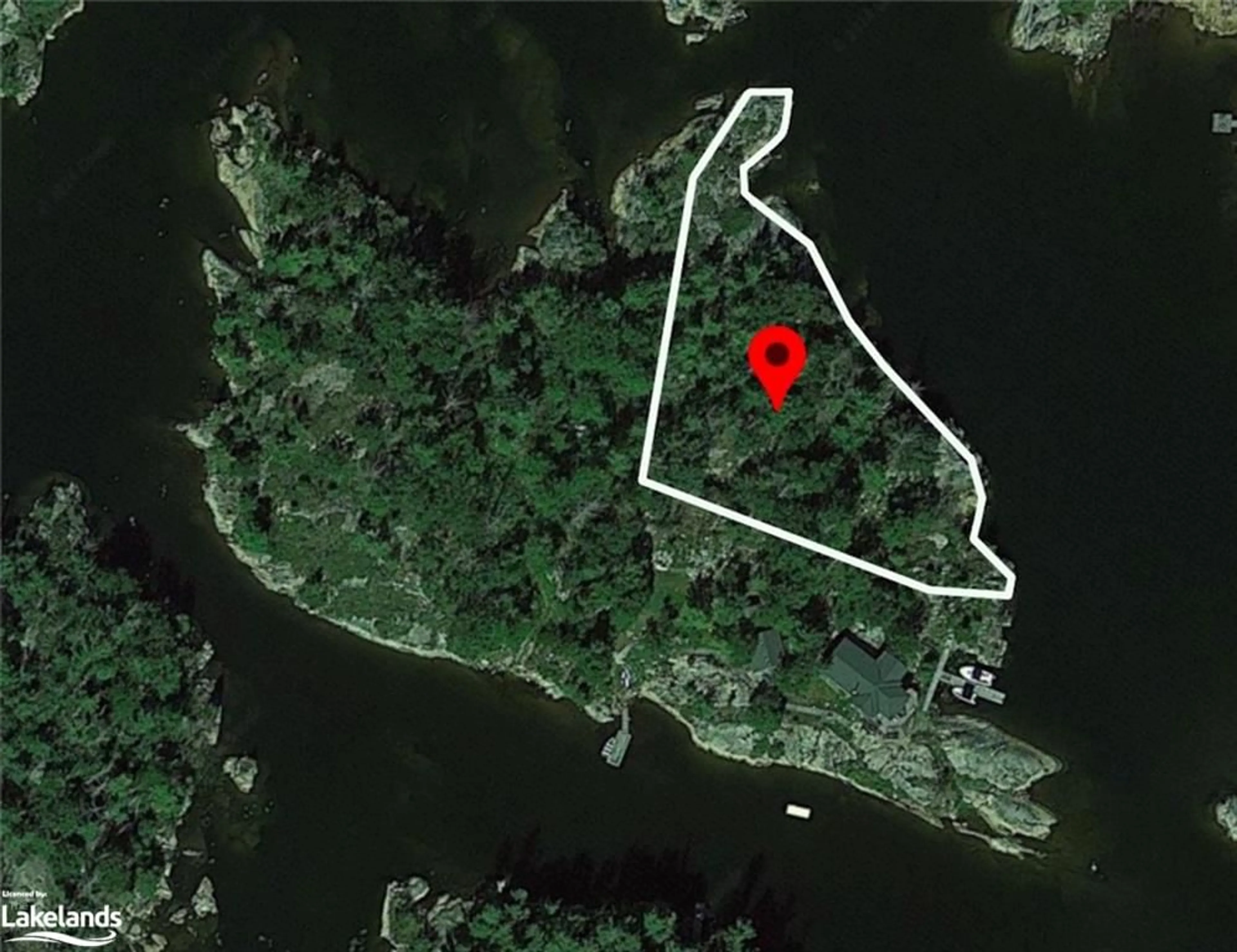 Picture of a map for 0 Island 102, Georgian Bay Twp Ontario P0E 1E0