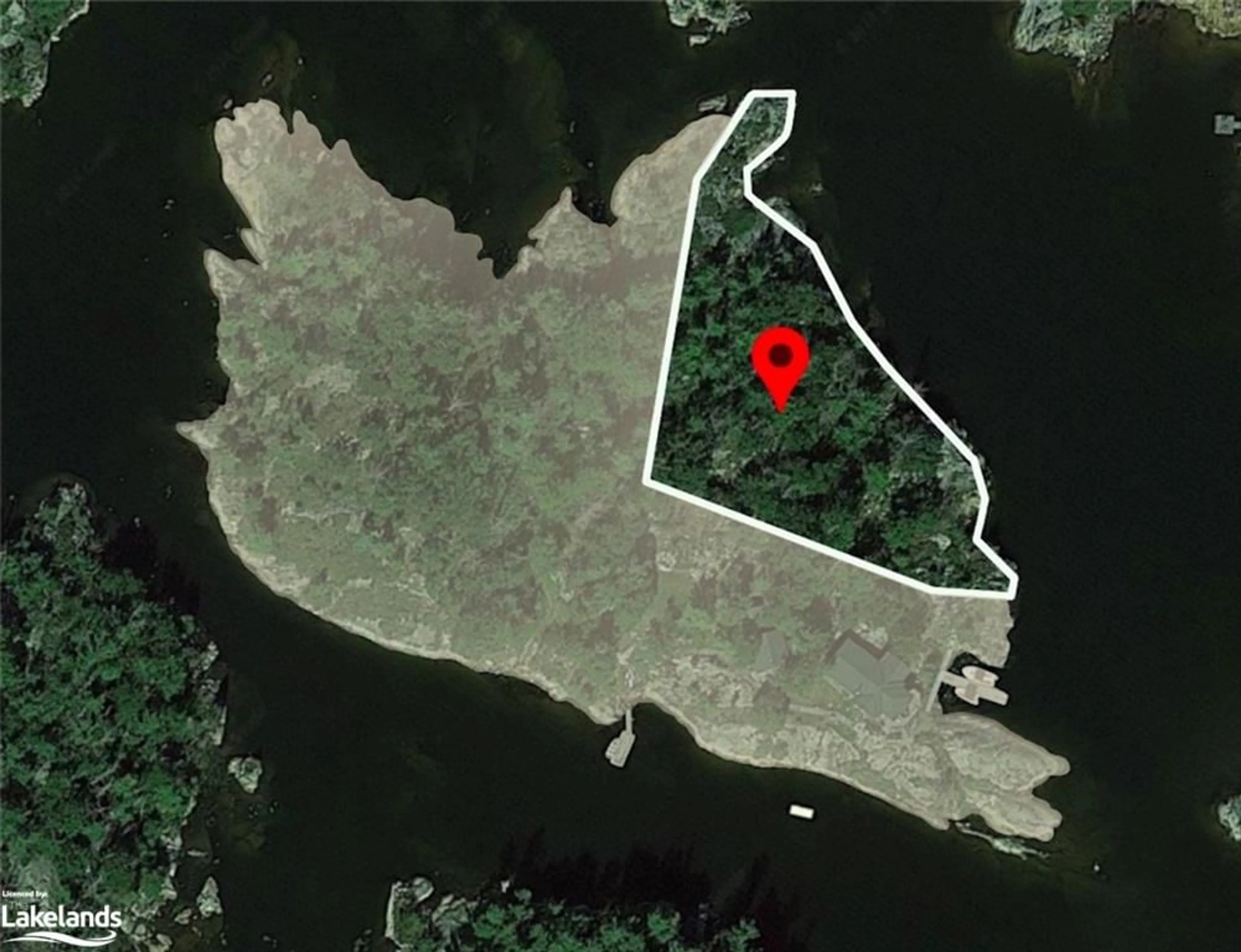 Picture of a map for 0 Island 102, Georgian Bay Twp Ontario P0E 1E0